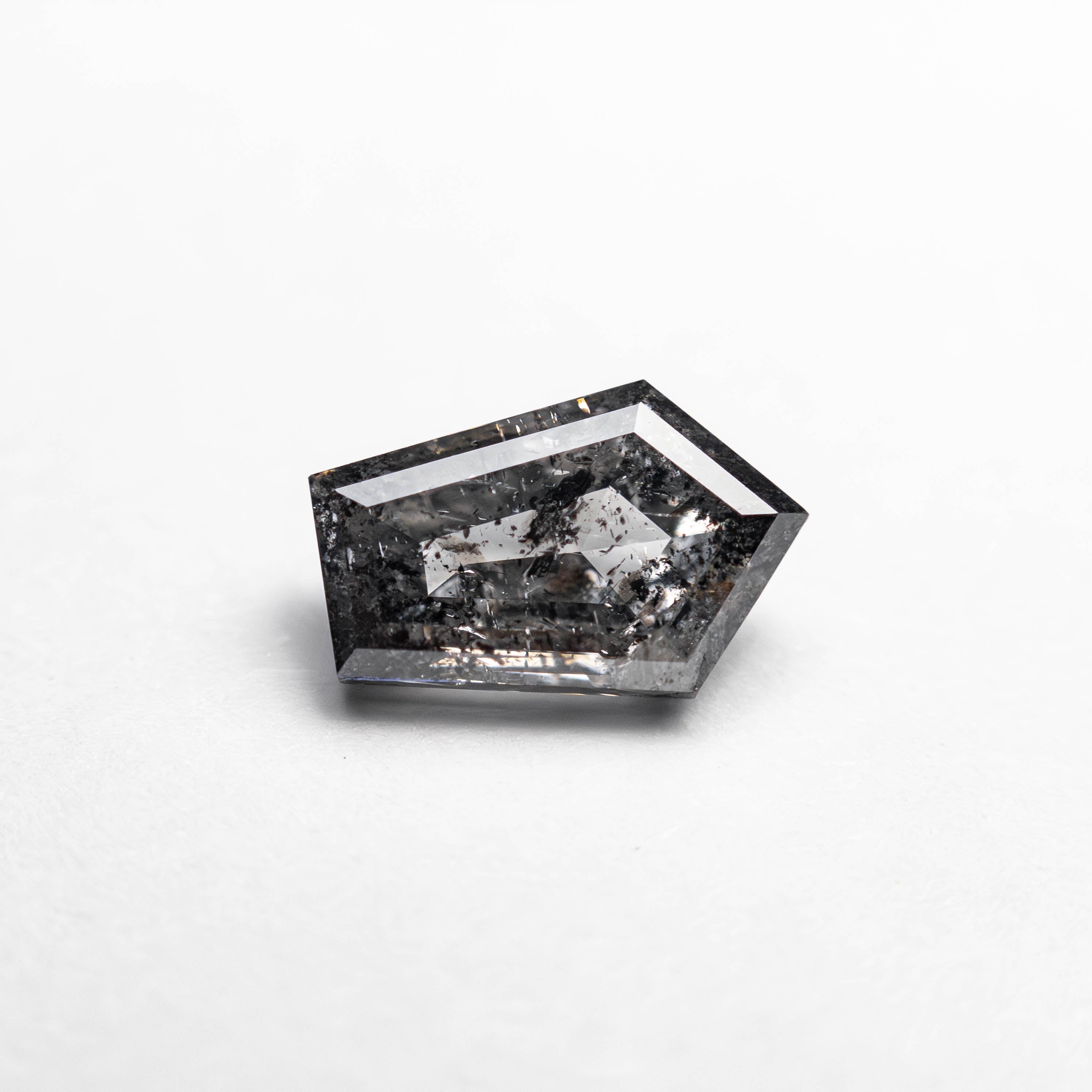 0.87ct Shield Rose Cut Diamond (7.37x4.84x2.87mm) - 24500 Facets for Stunning Sparkle | Perfect for Engagement Rings & Fine Jewelry