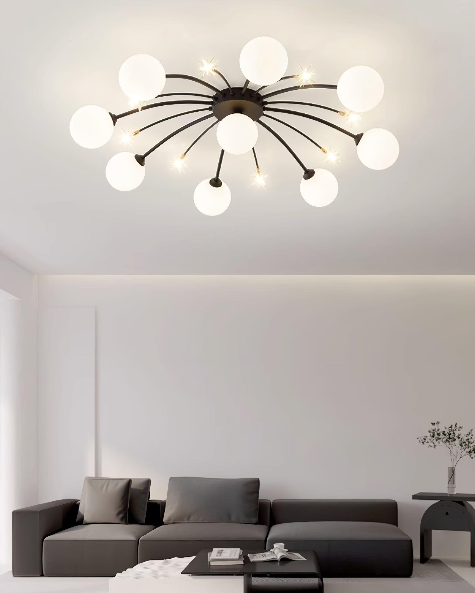 Modern Mezzo Ceiling Lamp - Elegant LED Lighting Fixture for Living Room, Bedroom & Dining Room | Energy Efficient & Stylish Home Decor
