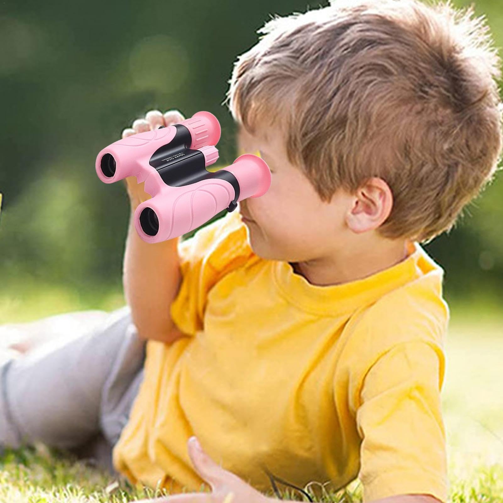 **Kids Telescope & Binoculars Set - 8X Magnification, Adjustable & Portable for Outdoor Adventures - Perfect for Hiking, Camping, Bird Watching & Early Education - Includes Storage Case & Neck Strap**