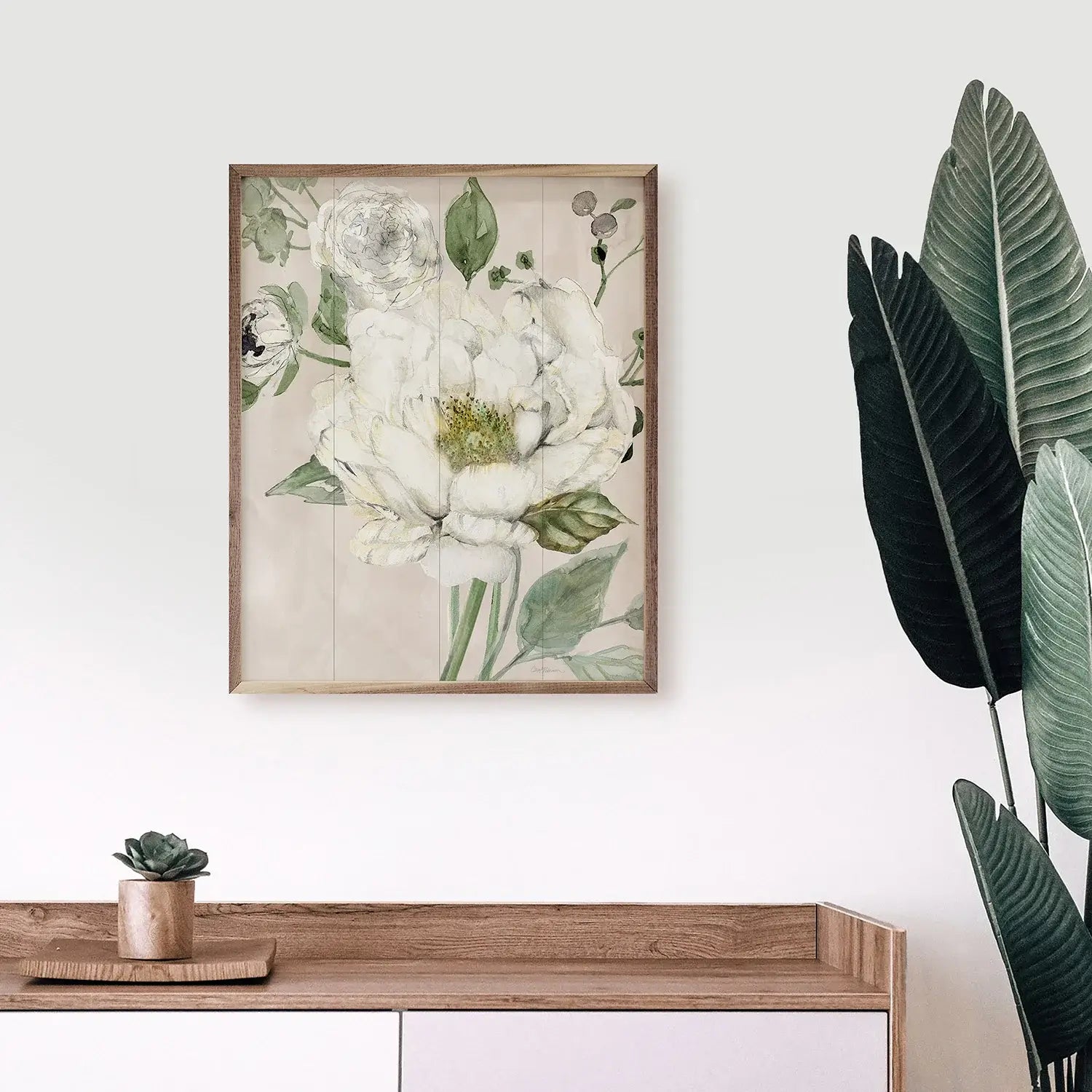 Elegant Wood Framed Wall Art Print for Home & Office Decor - Perfect for Living Room, Bedroom, and Gift Giving