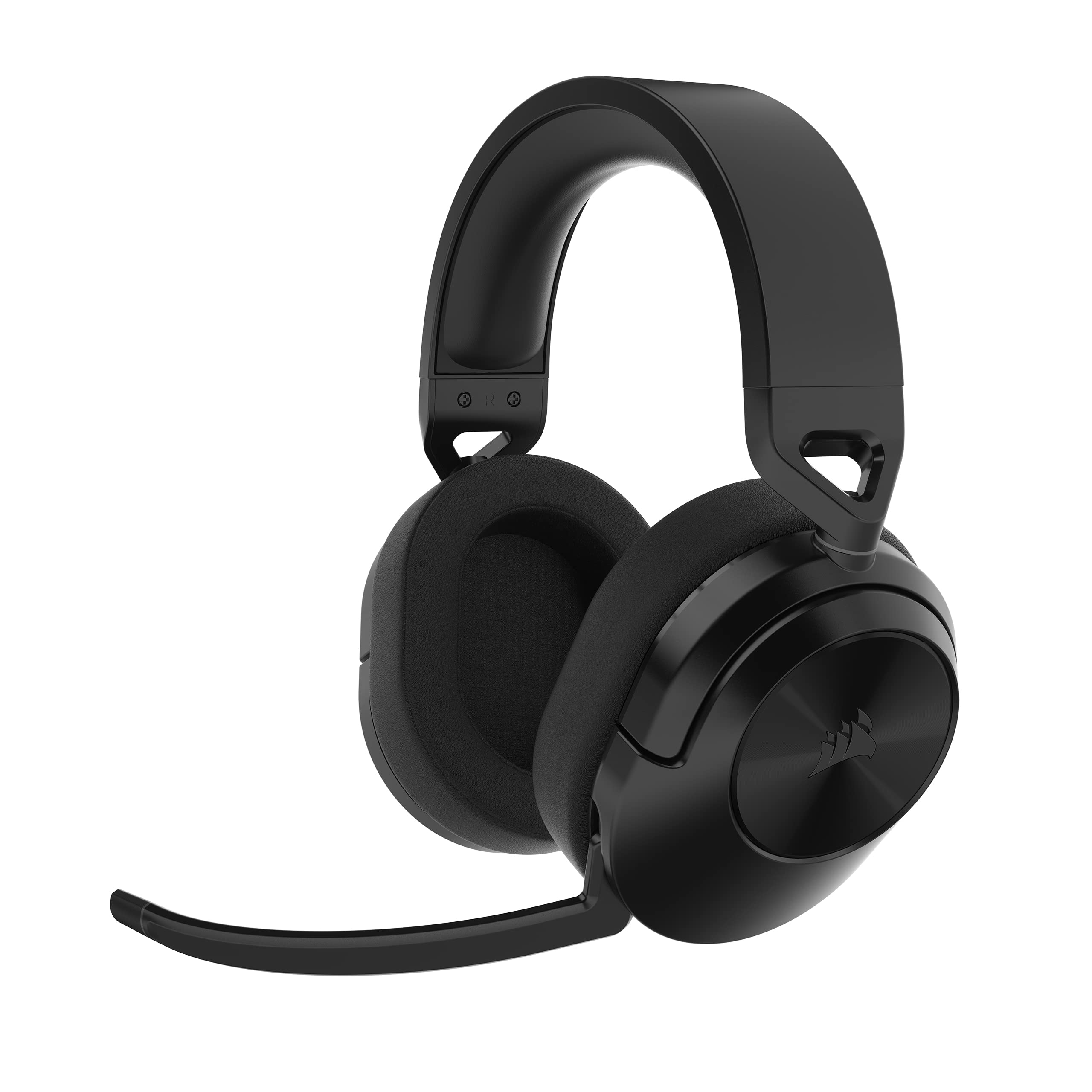 CORSAIR HS55 WIRELESS CORE Lightweight Gaming Headset - Omnidirectional Microphone - Neodymium Drivers - 50ft Wireless Range - iCUE Compatible - for PC, PS5, PS4, Nintendo Switch - Carbon Finish - Perfect for Competitive Gaming & Home Entertainment