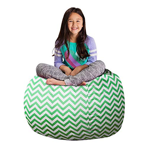 Pattern Chevron Green and White
