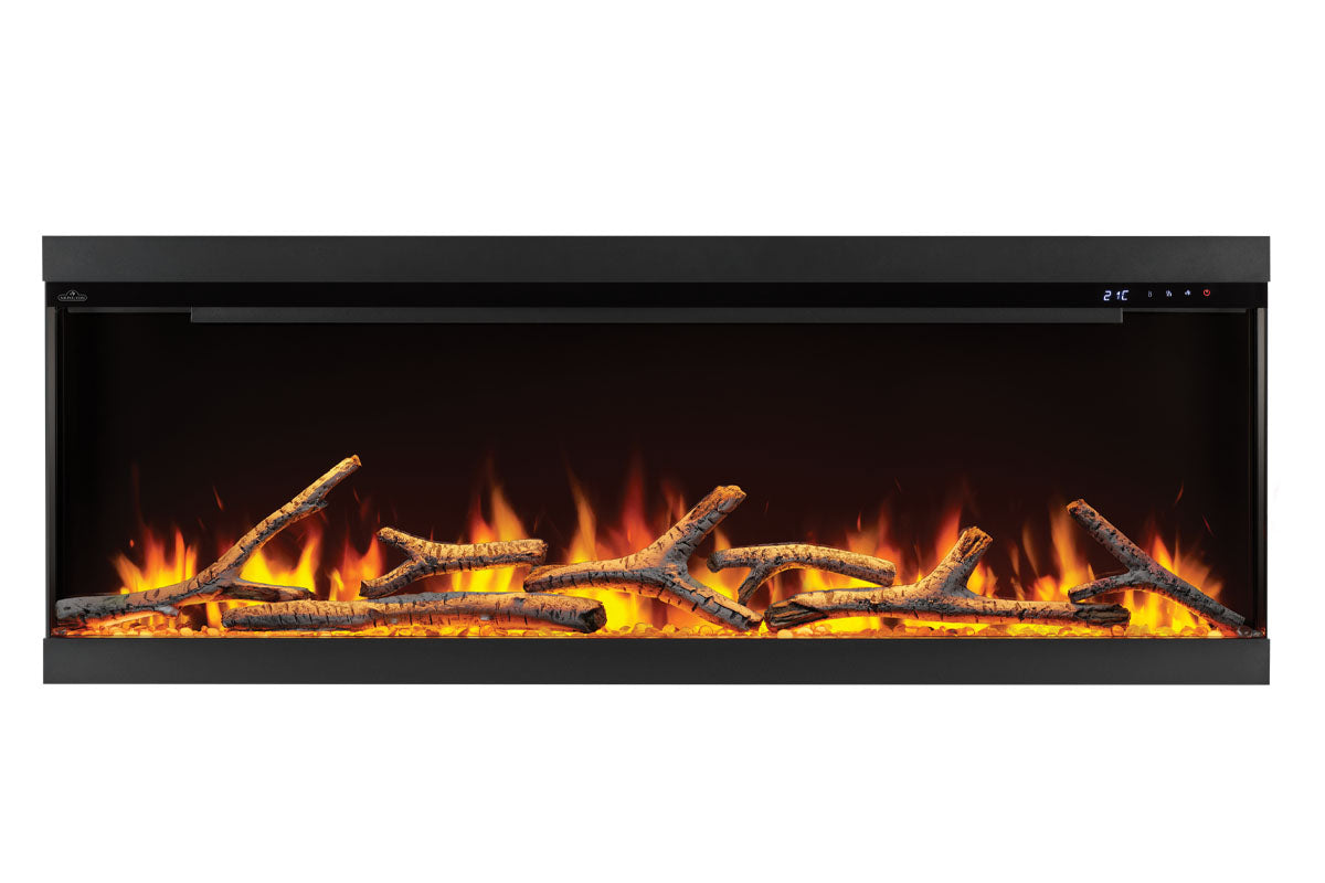 Napoleon Astound 62 FlexMount Smart Multi-Side Wall Mount Recessed Electric Fireplace - Perfect for Living Room, Bedroom & Office Heating & Ambiance