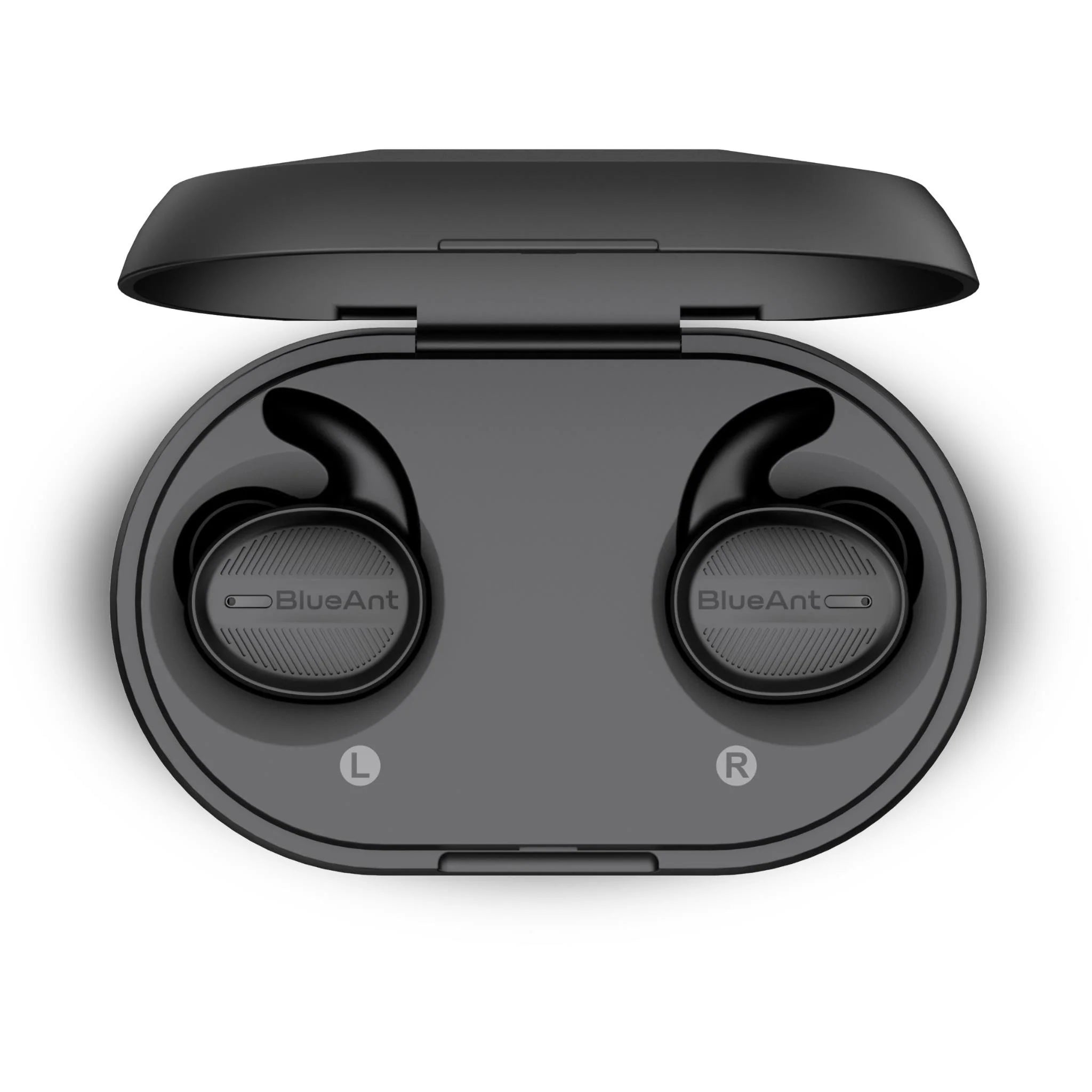 BlueAnt Pump Air X2 Wireless Earbuds - Bluetooth 5.0, 30H Playtime, IPX7 Waterproof, Noise Cancelling Headphones for Running, Gym & Workout