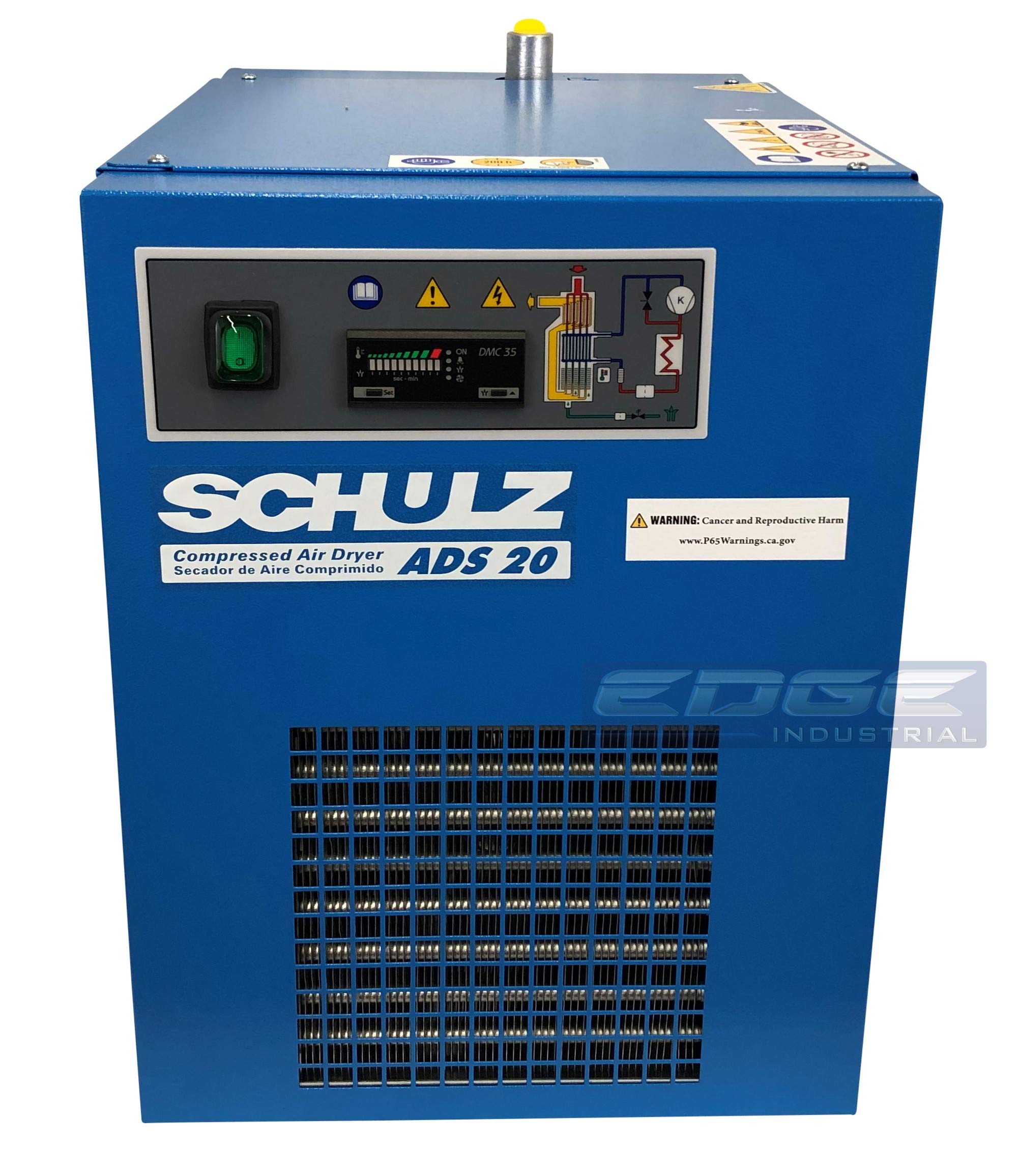Schulz Refrigerated Air Dryer for Air Compressor – 20 CFM Standalone Unit, Ideal for 5HP Compressors | Perfect for Workshops, Automotive Shops & Industrial Compressed Air Systems