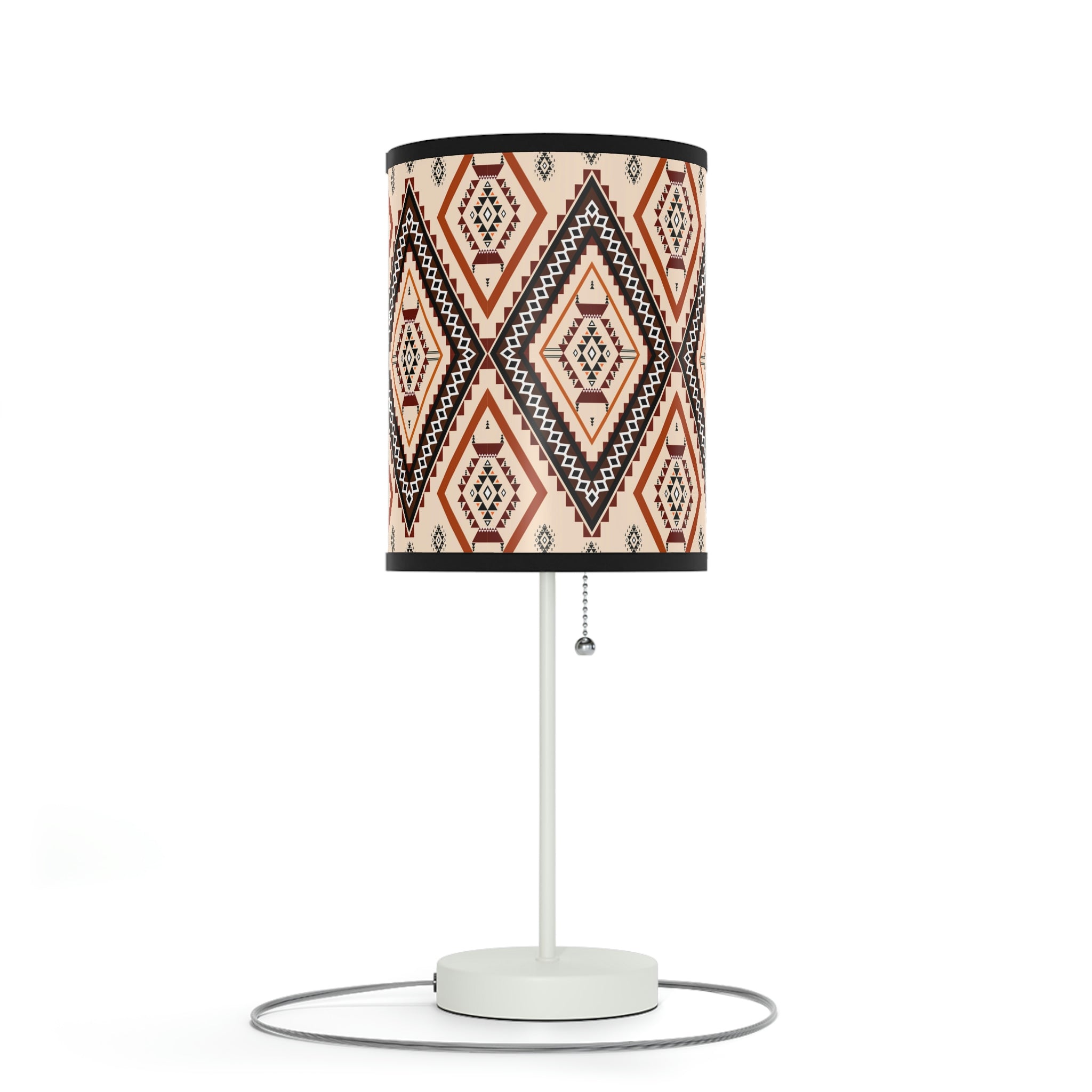 Southwestern Style Table Lamp for Bedroom & Living Room - Adjustable Reading Light with US/CA Plug - Perfect for Nightstands, Sofa Side Tables and Home Office Desks