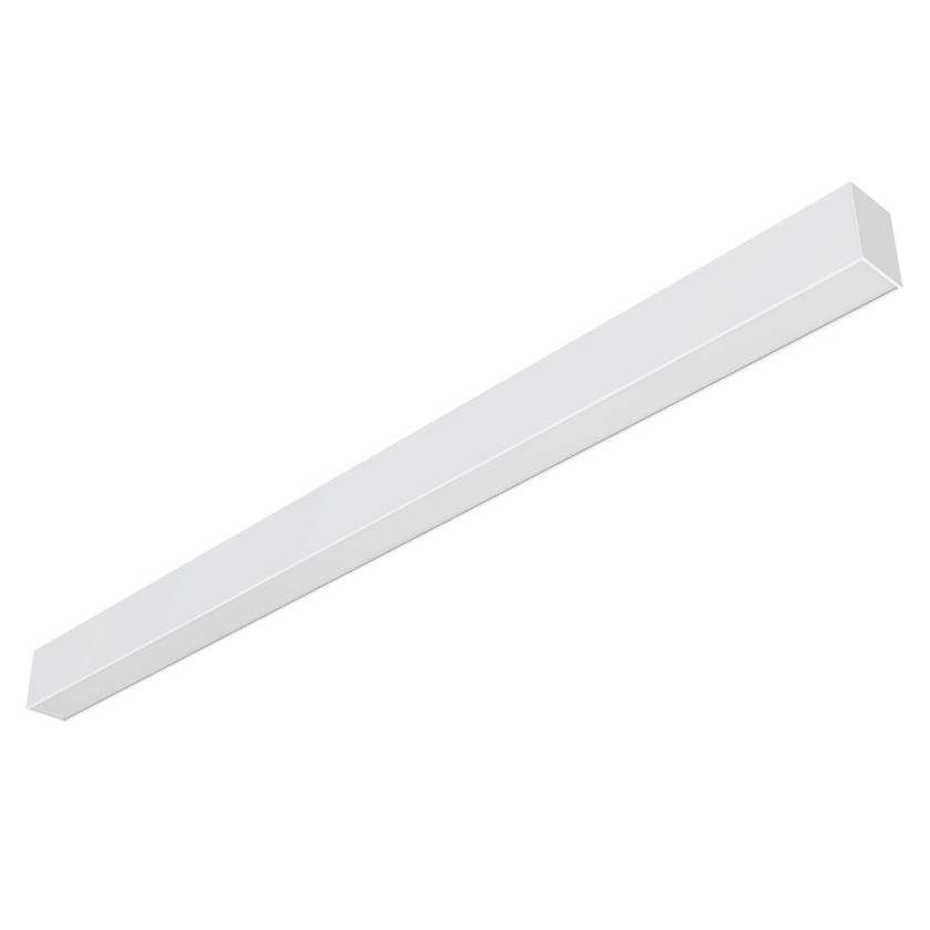 29W 1167mm LED Linear Light Fixture - 3000K Warm White, Black Finish for Modern Home & Office Lighting