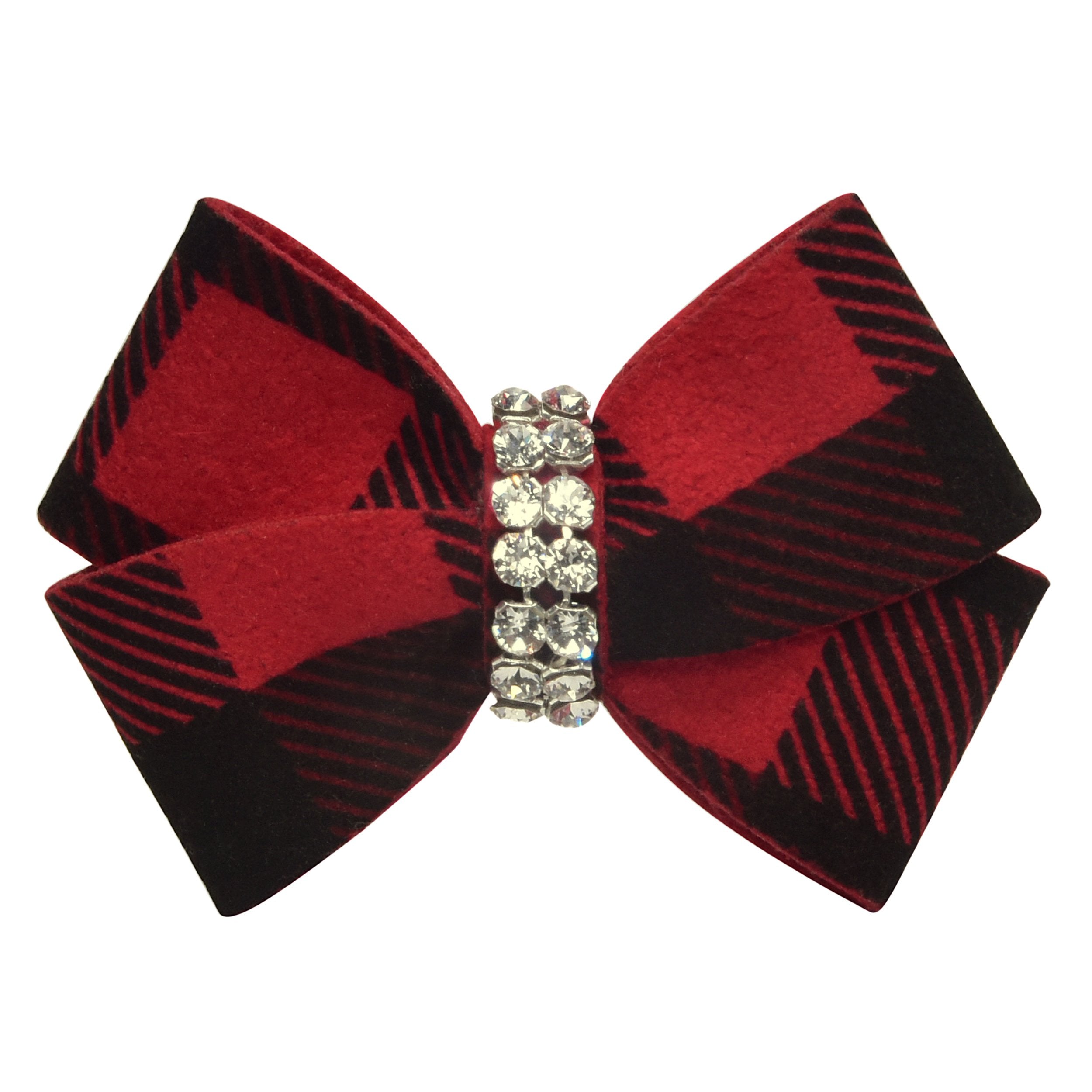 Gingham Nouveau Bow Hair Clip - Elegant Hair Accessory for Women & Girls - Perfect for Weddings, Parties & Everyday Style