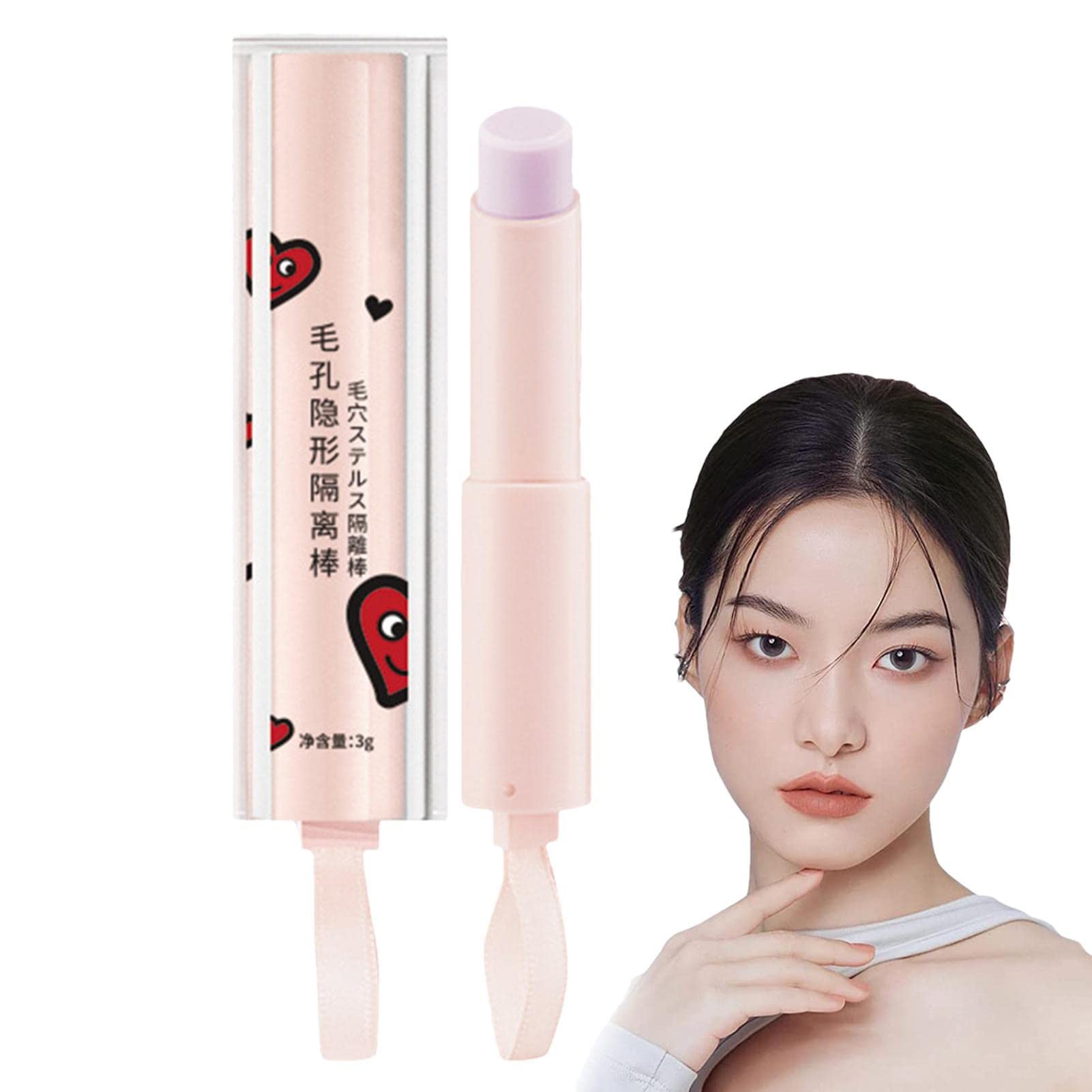 LOBOY Concealer Stick - Long Lasting Face Concealer & Makeup Primer with Moisturizing Formula for Women | Perfect for Daily Coverage, Blemish Hiding & Flawless Base Makeup
