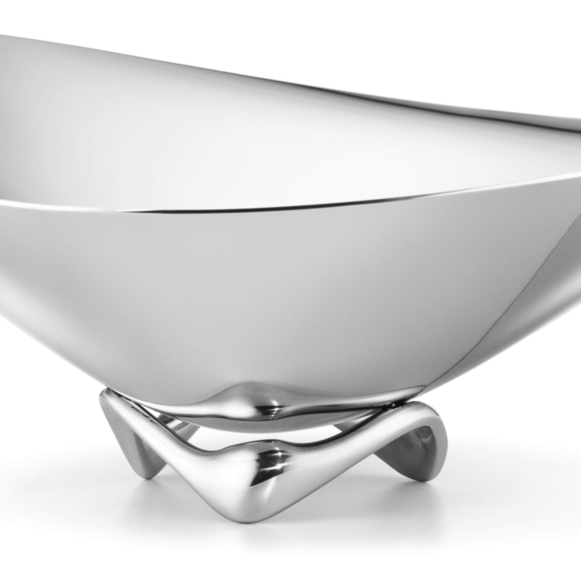 Georg Jensen Henning Koppel Stainless Steel Serving Bowl - Elegant Modern Tableware for Dining, Entertaining & Home Decor