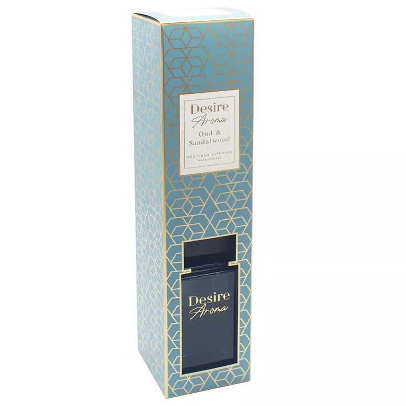 Lesser & Pavey 1L Reed Diffuser - Premium Oud & Sandalwood Fragrance for Home & Office Aromatherapy | Long-Lasting Scent for Relaxation & Stress Relief