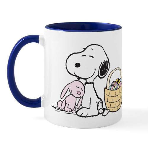 White/Navy Inside - Beagle And Bunny Mug