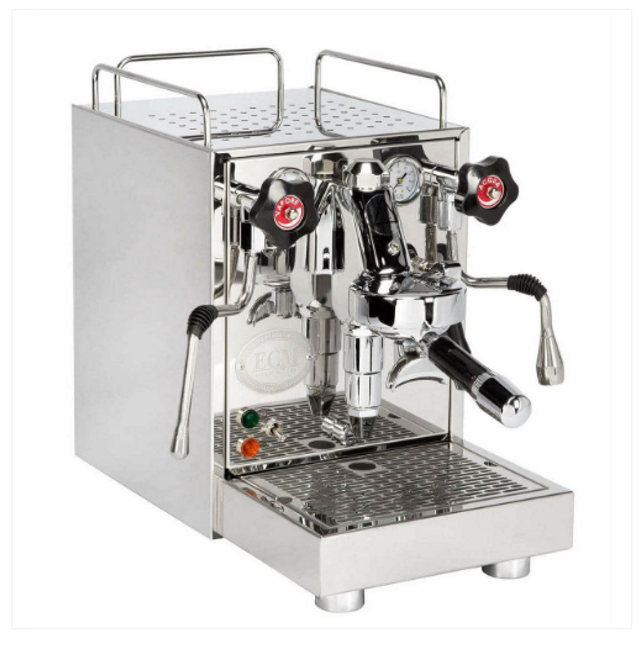 ECM Mechanika Slim Espresso Machine - Professional Italian Coffee Maker for Home & Cafe Use | Perfect for Latte, Cappuccino & Espresso Lovers