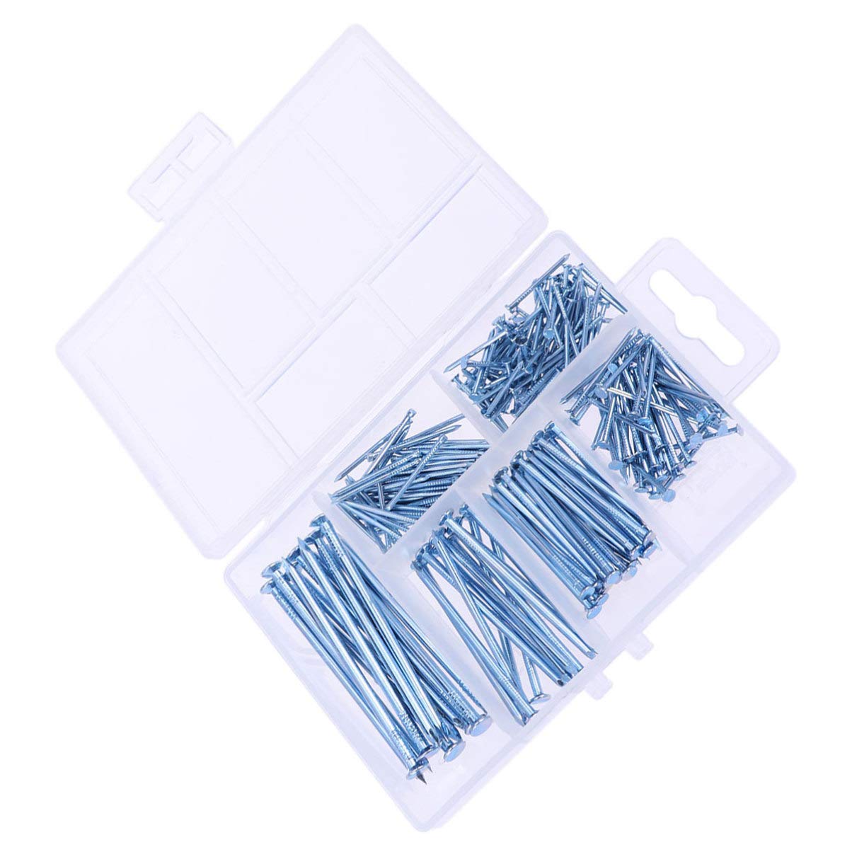 **Baluue 280-Piece Galvanized Brad Nails Kit for Woodworking - Durable Hardware Nail Set for DIY Projects, Carpentry, and Home Repairs**