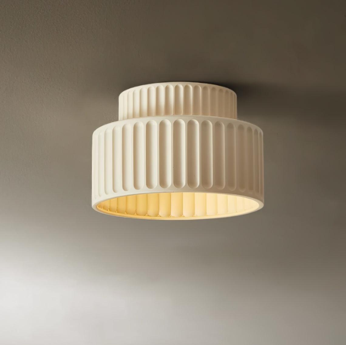 Modern Kami Ceiling Lamp - Elegant LED Flush Mount Light Fixture for Bedroom, Living Room & Kitchen - Energy Saving Home Lighting Solution