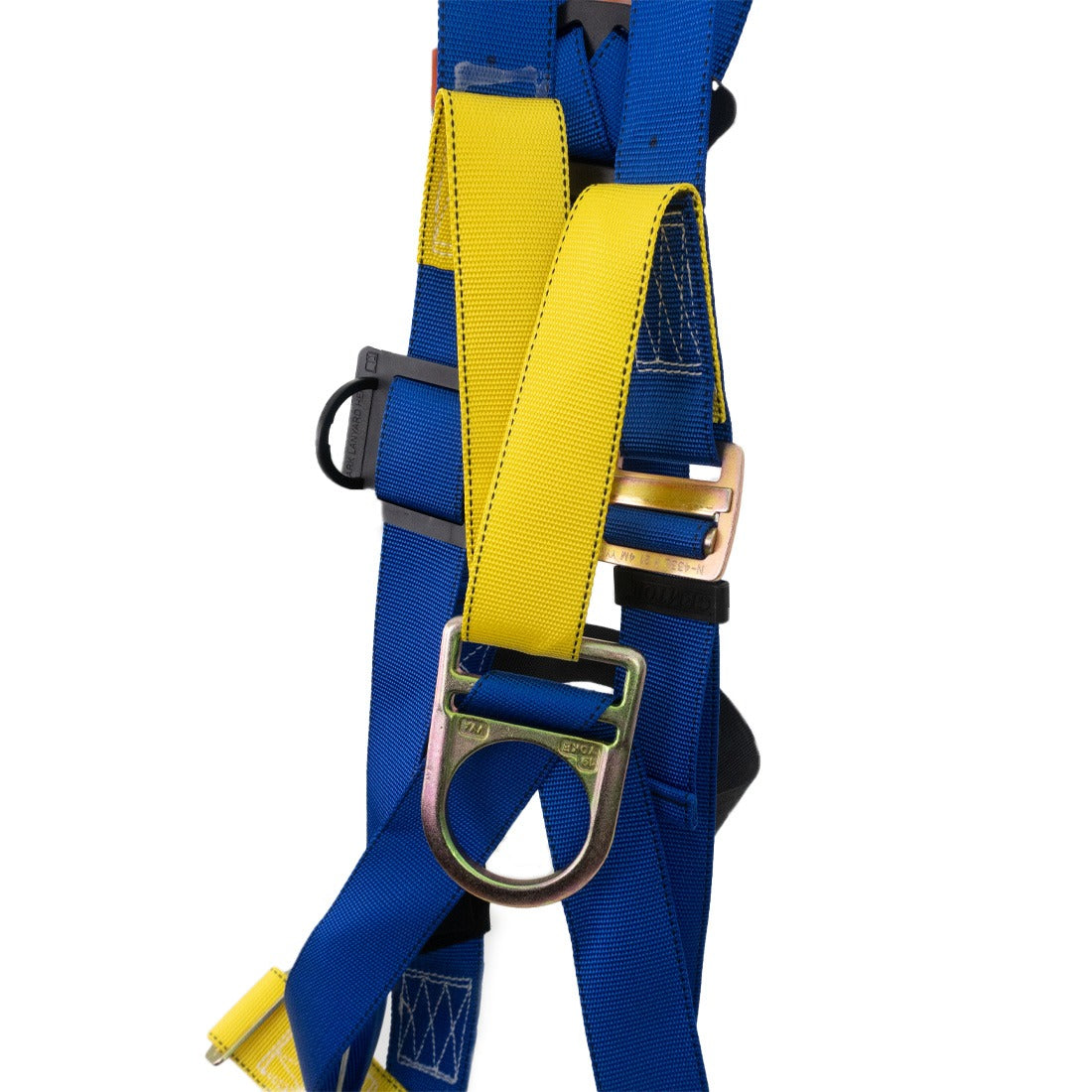 Gemtor Full Body Safety Vest Harness with Universal 933-2 Pass Thru Buckle - Ideal for Construction, Roofing & Fall Protection Work