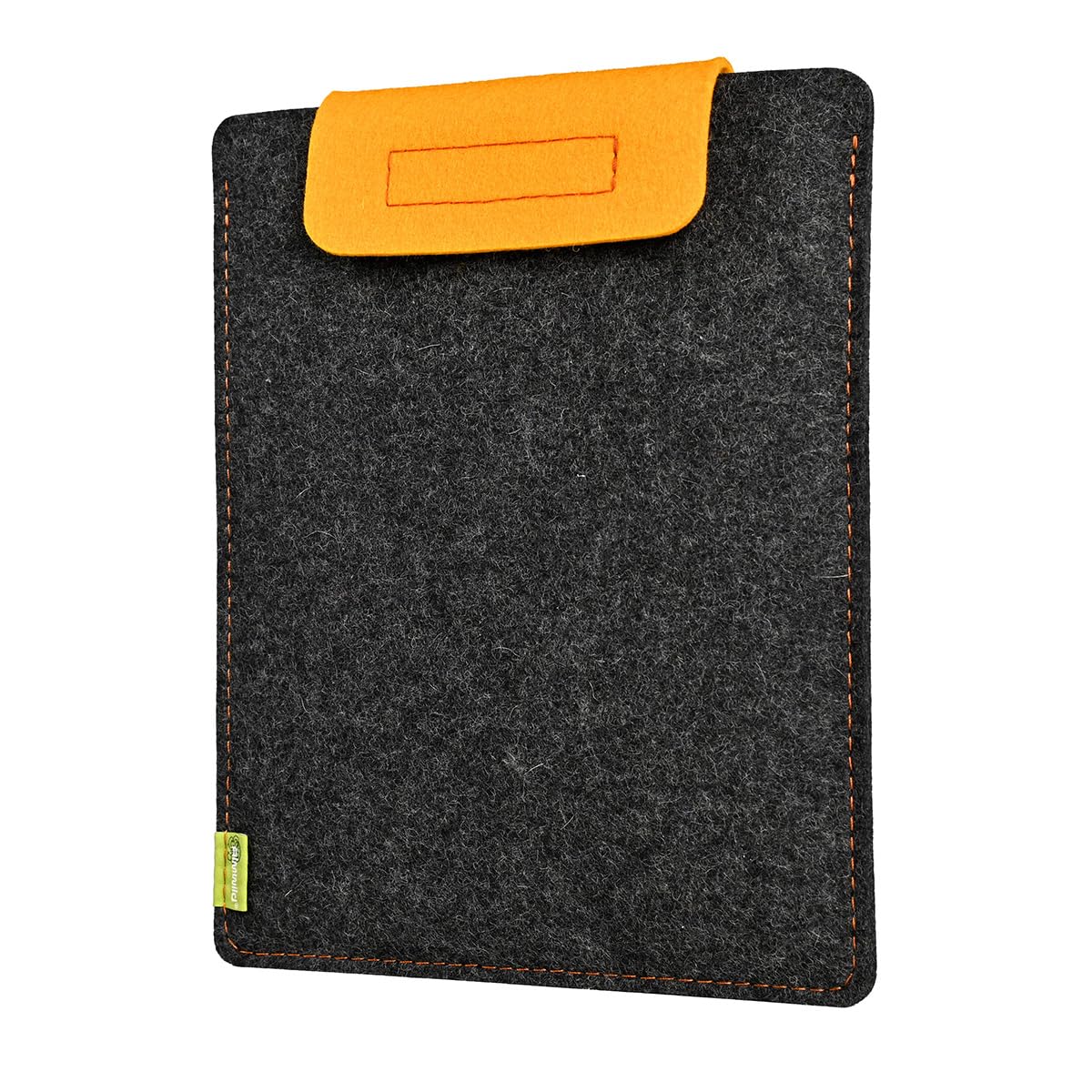 Almwild Premium Leather Case for Apple iPad Air & iPad Air 2 - Compatible with Smart Cover - Dark Grey with Bordeaux Flap Closure - Perfect for Work, Travel & Daily Protection
