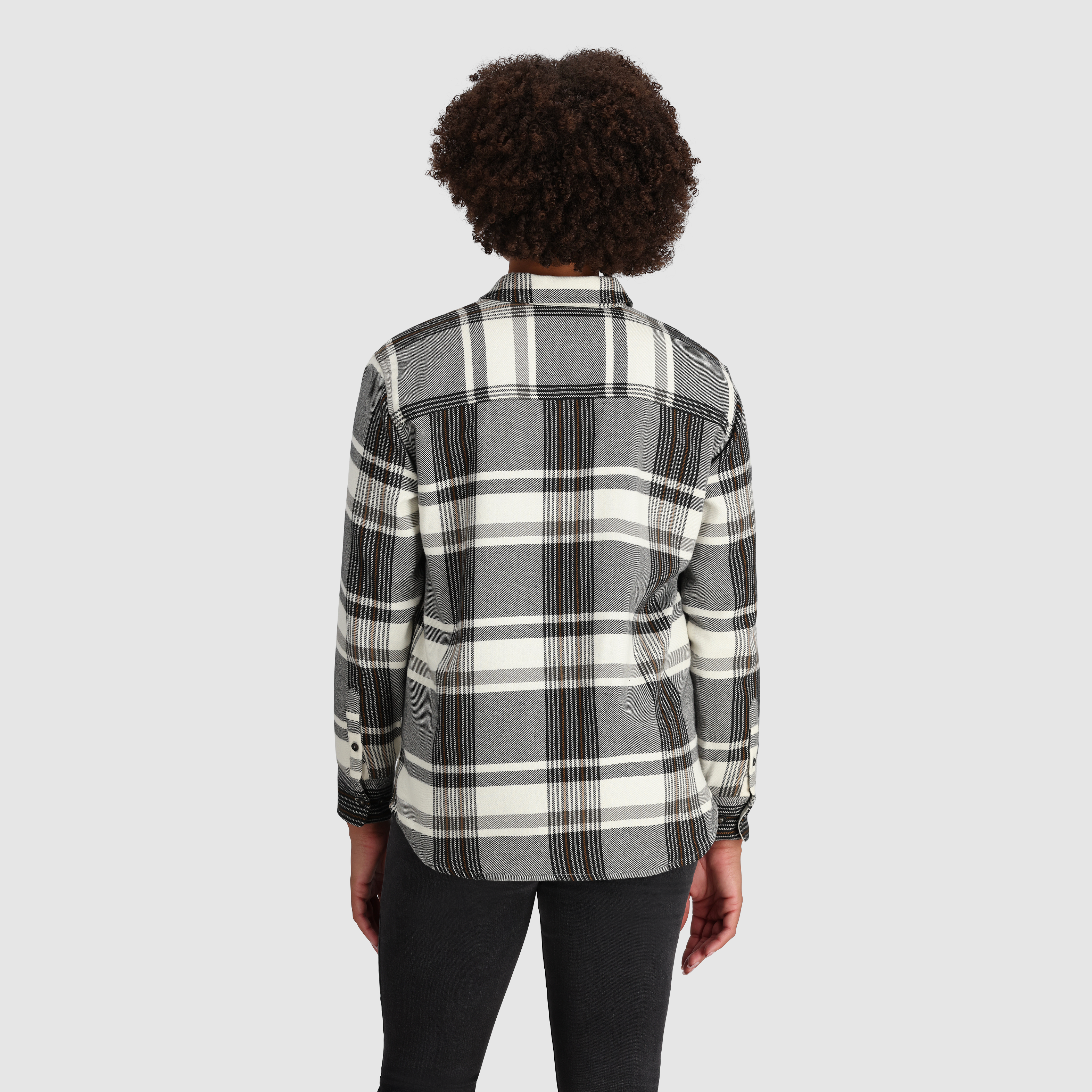 Women's Soft Flannel Twill Shirt - Comfortable Button Down Long Sleeve Plaid Top for Fall & Winter - Perfect for Casual Outfits, Layering and Outdoor Activities