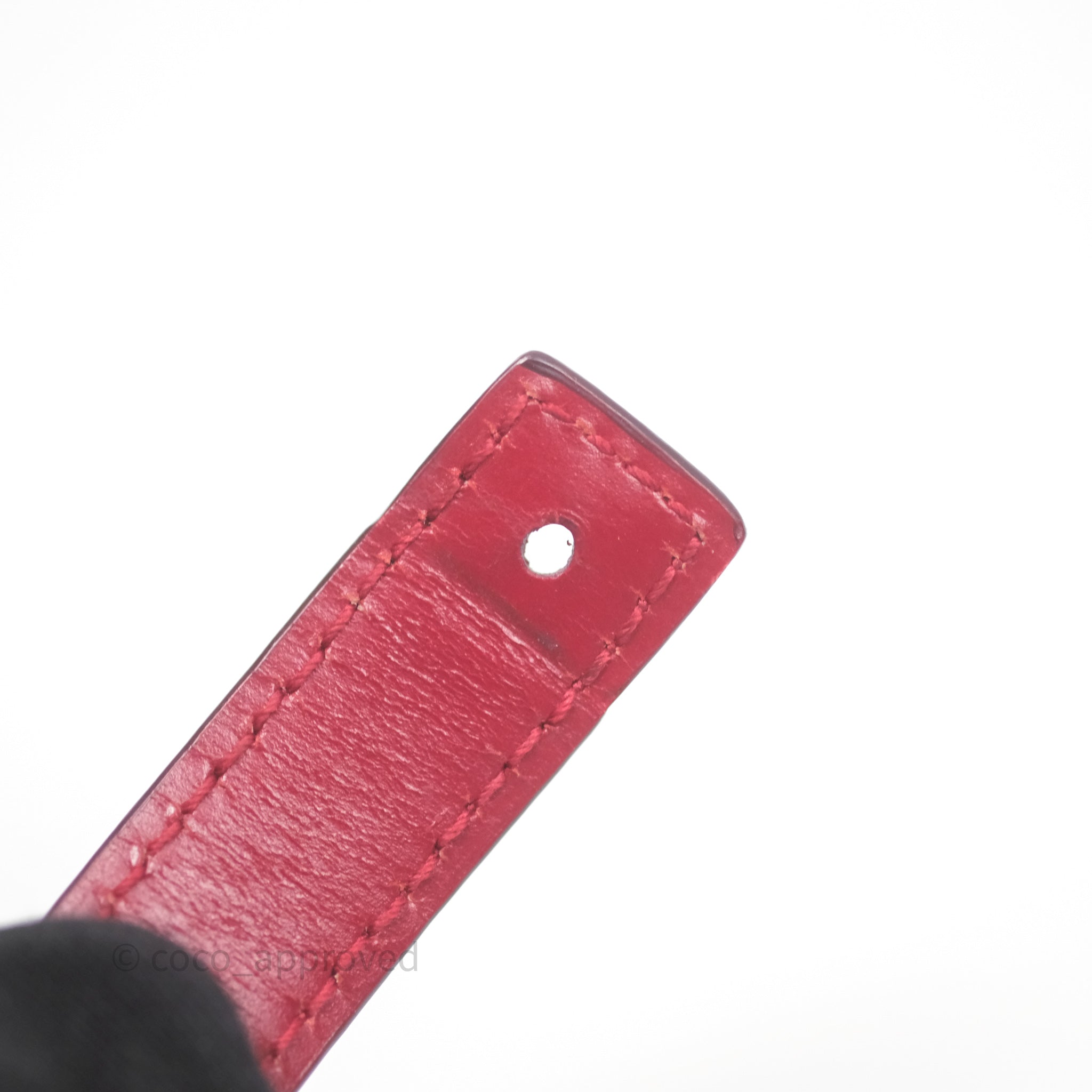 Celine Small Classic Box Flap Bag in Red Calfskin Leather - Perfect for Work, Date Night & Everyday Luxury