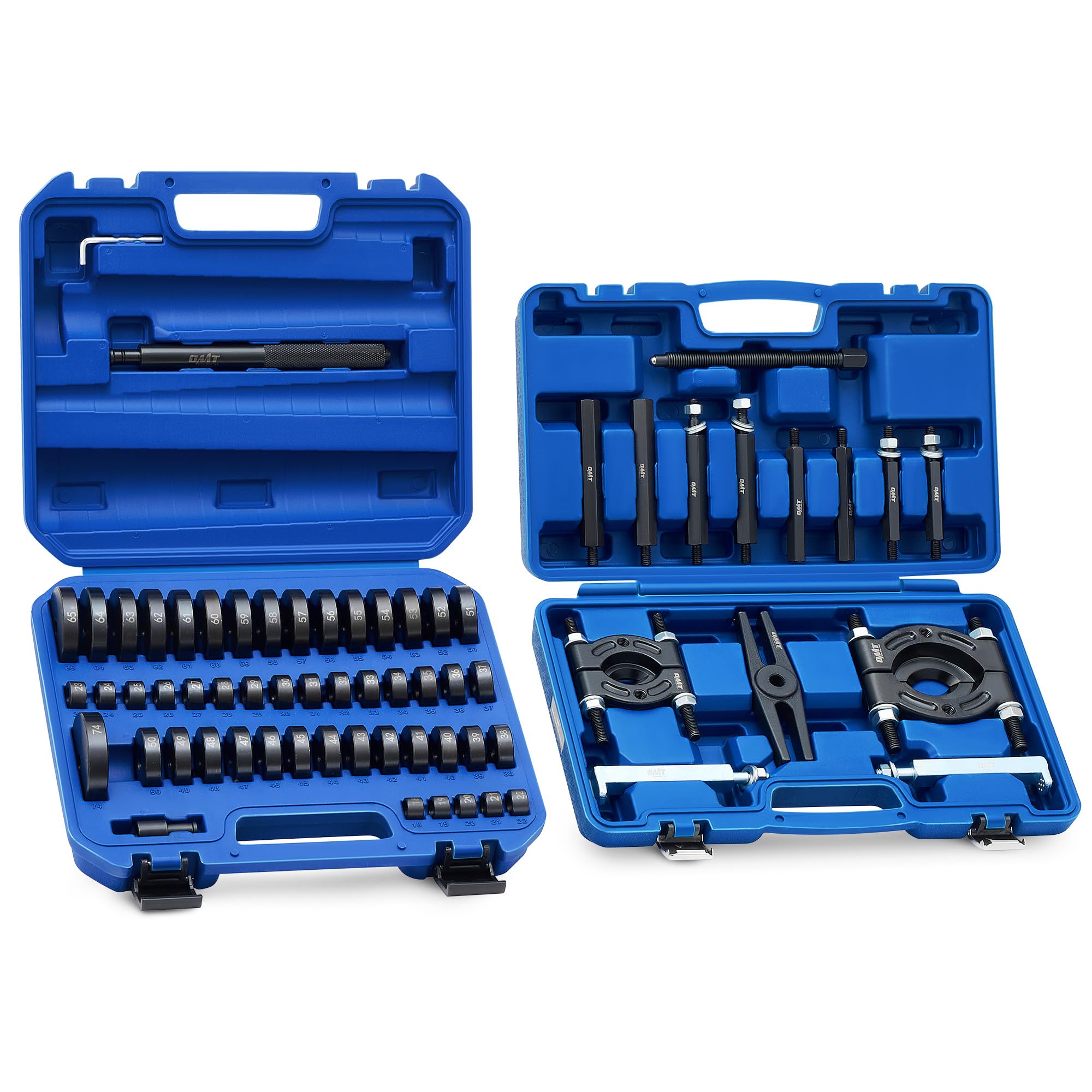 Orion Motor Tech 2-in-1 Bushing Driver & Bearing Press Kit - Heavy Duty 5 Ton Capacity with 2