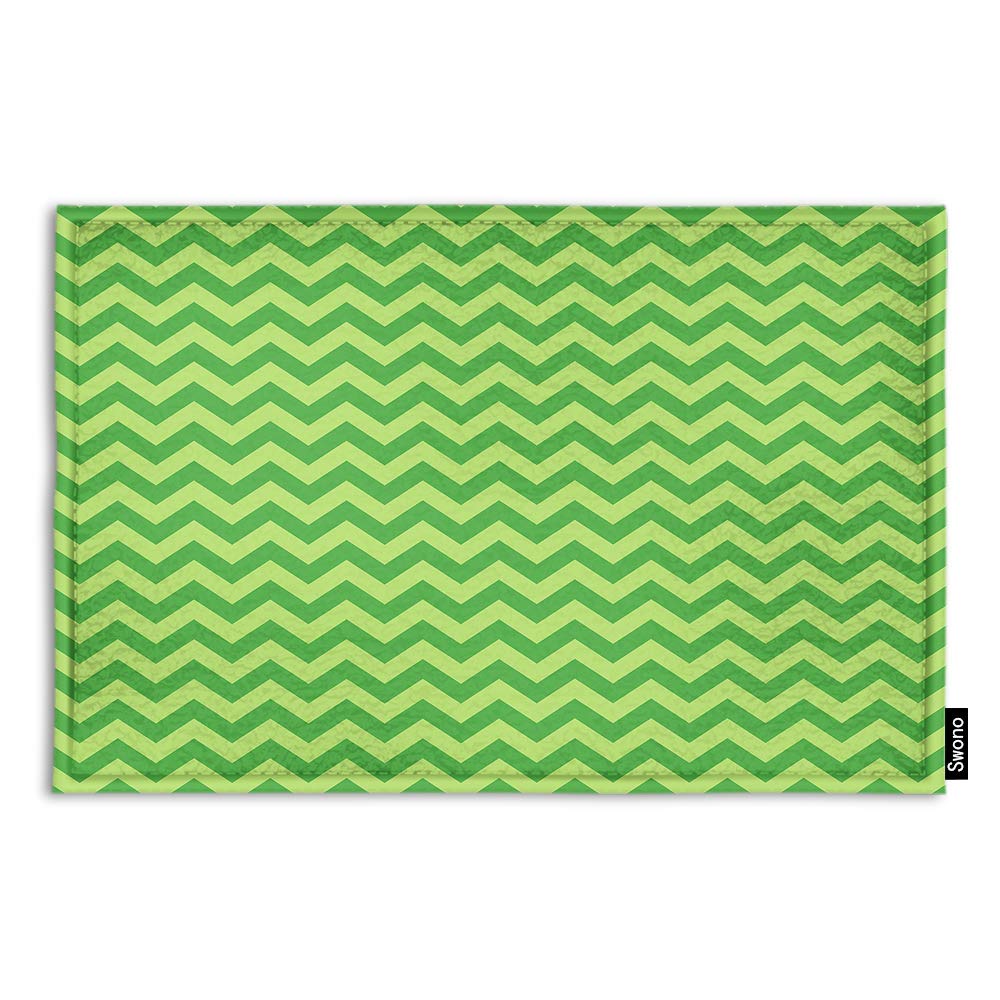 Swono Non-Slip Chevron Doormat - 23.6