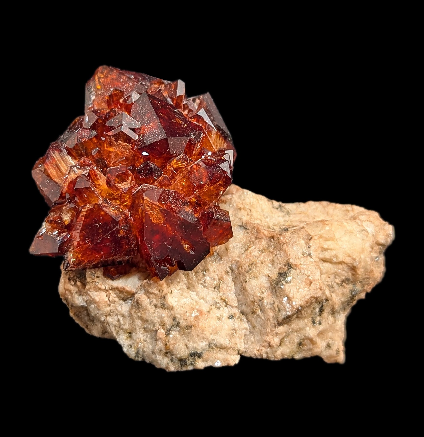 Arcanite Crystal on a Matrix - Healing Crystal Grid for Meditation, Energy Work & Spiritual Growth | Perfect for Reiki, Yoga & Home Decor