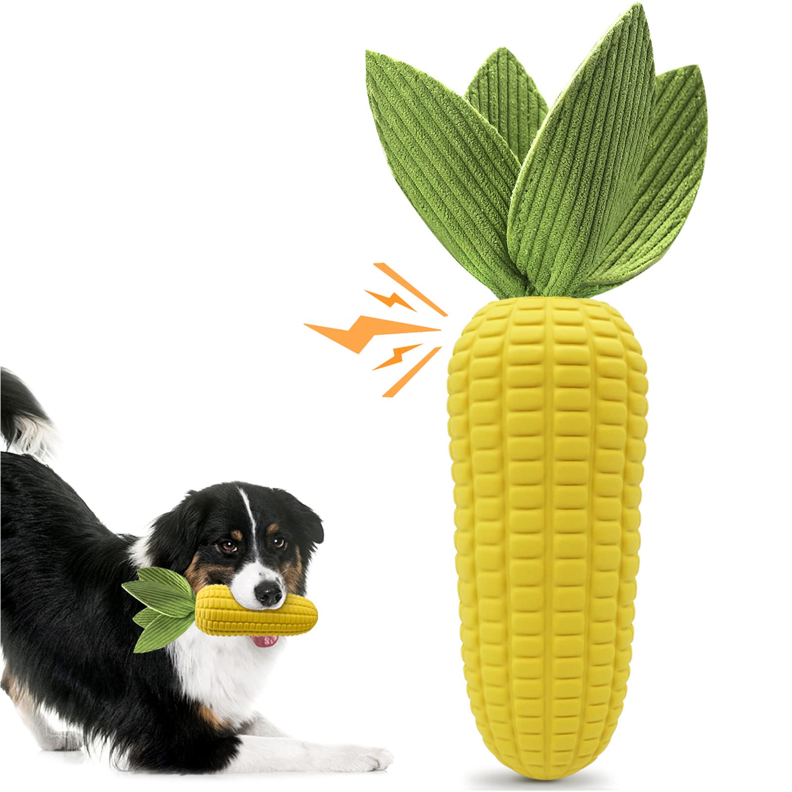 Durable Indestructible Squeaky Dog Toys for Aggressive Chewers - Tough Chew Toys for Small, Medium & Large Dogs - Interactive Milk-Flavored Puppy Toys for Training & Playtime | Perfect for Backyard Fetch, Crate Time & Teething Puppies