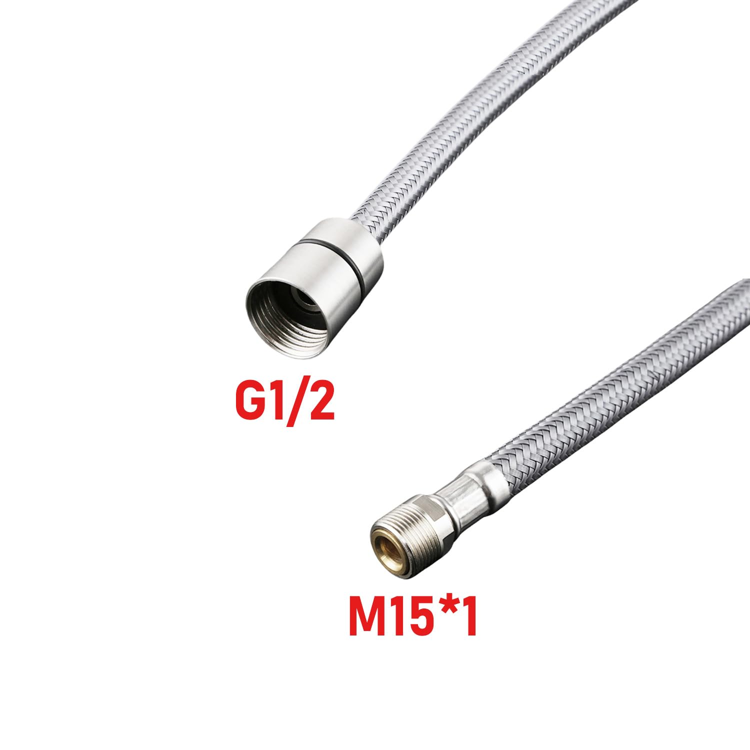 59-Inch Pull Down Kitchen Faucet Spray Hose Replacement - Durable Kitchen Sink Faucet Pull-Out Spray Hose for Easy Cleaning and Dishwashing
