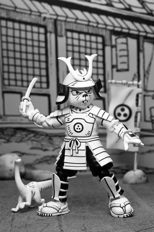 Usagi Yojimbo Samurai Action Figure - Black & White Collectible Toy for Anime Fans & Comic Book Lovers | Perfect for Display, Gifts & Cosplay Accessories
