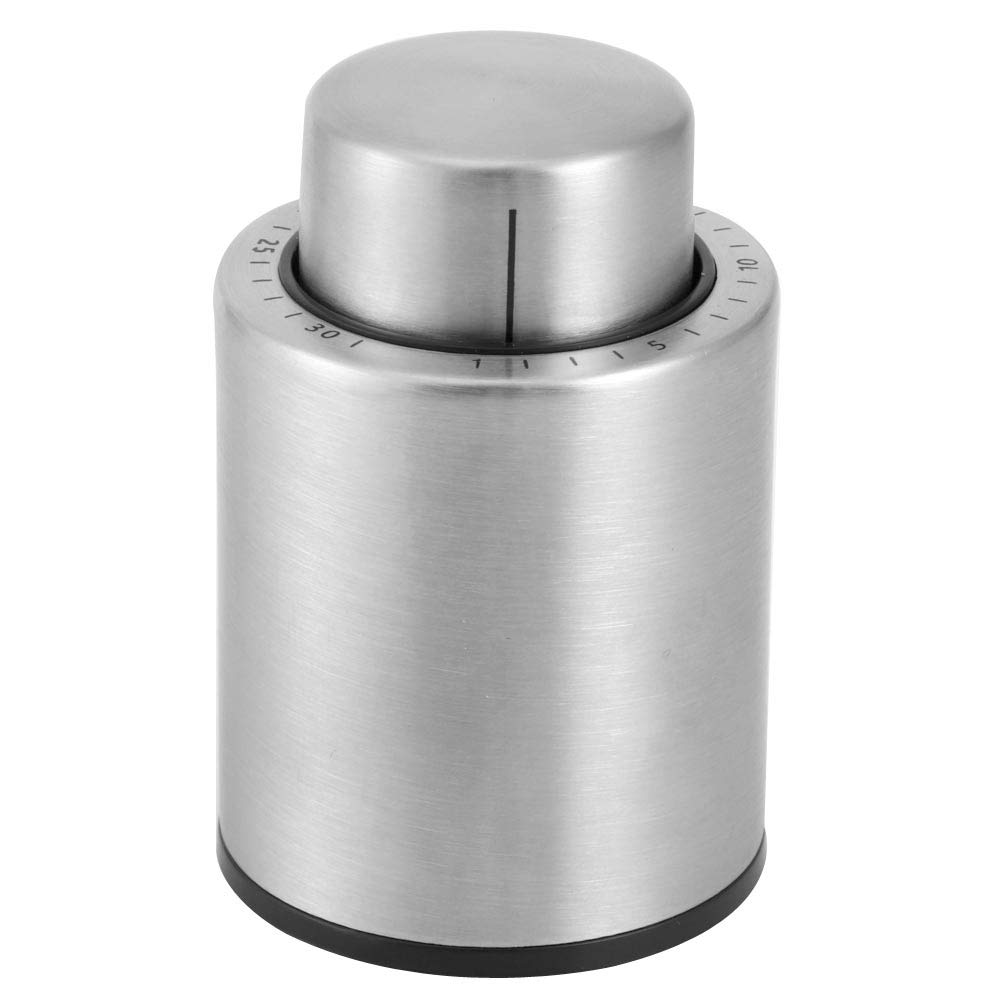 Premium 304 Stainless Steel Wine Bottle Stopper - Vacuum Seal for Champagne & Wine Preservation - Ideal for Home, Kitchen, Restaurant & Bar Use - Perfect for Parties, Gifts & Everyday Wine Storage