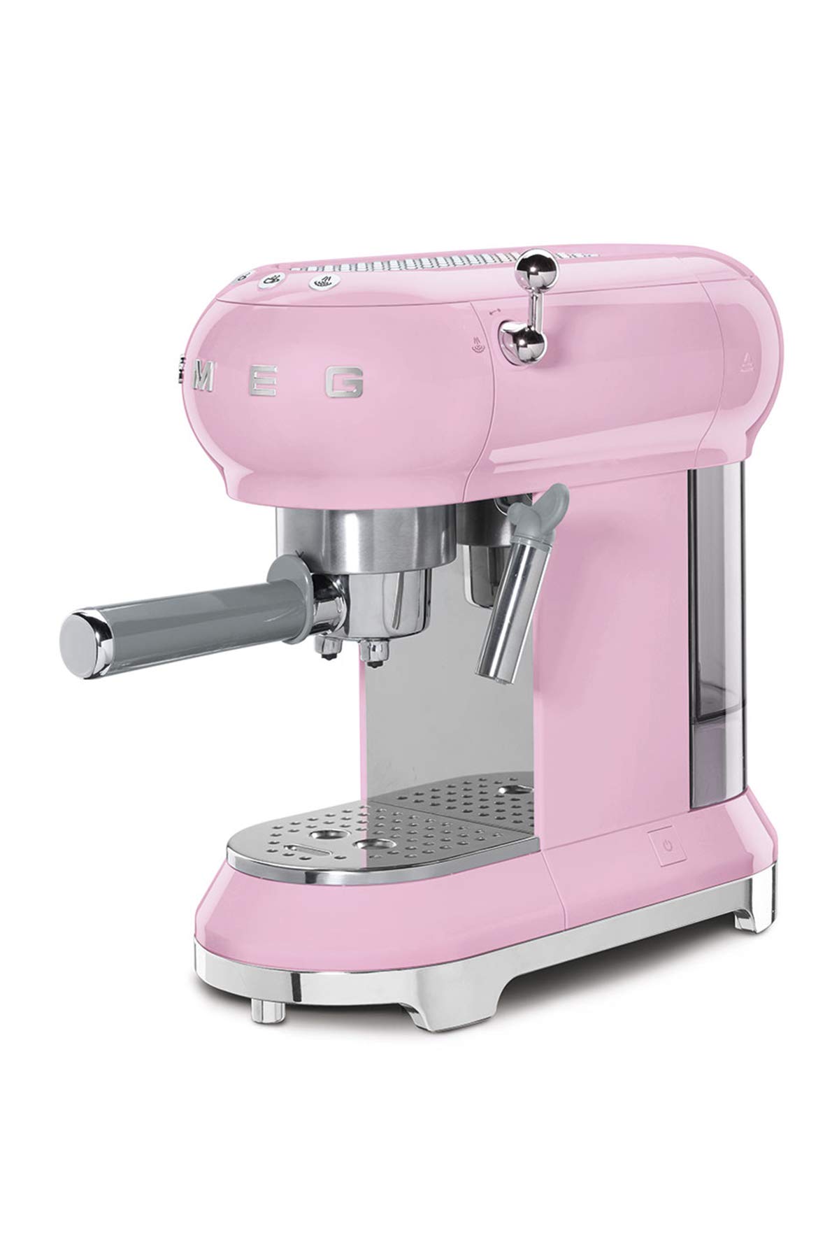 Smeg Pink Espresso Coffee Machine - Premium Home & Office Coffee Maker for Adults - Perfect Gift for Coffee Lovers (Ideal for Kitchens, Offices & Gifts)