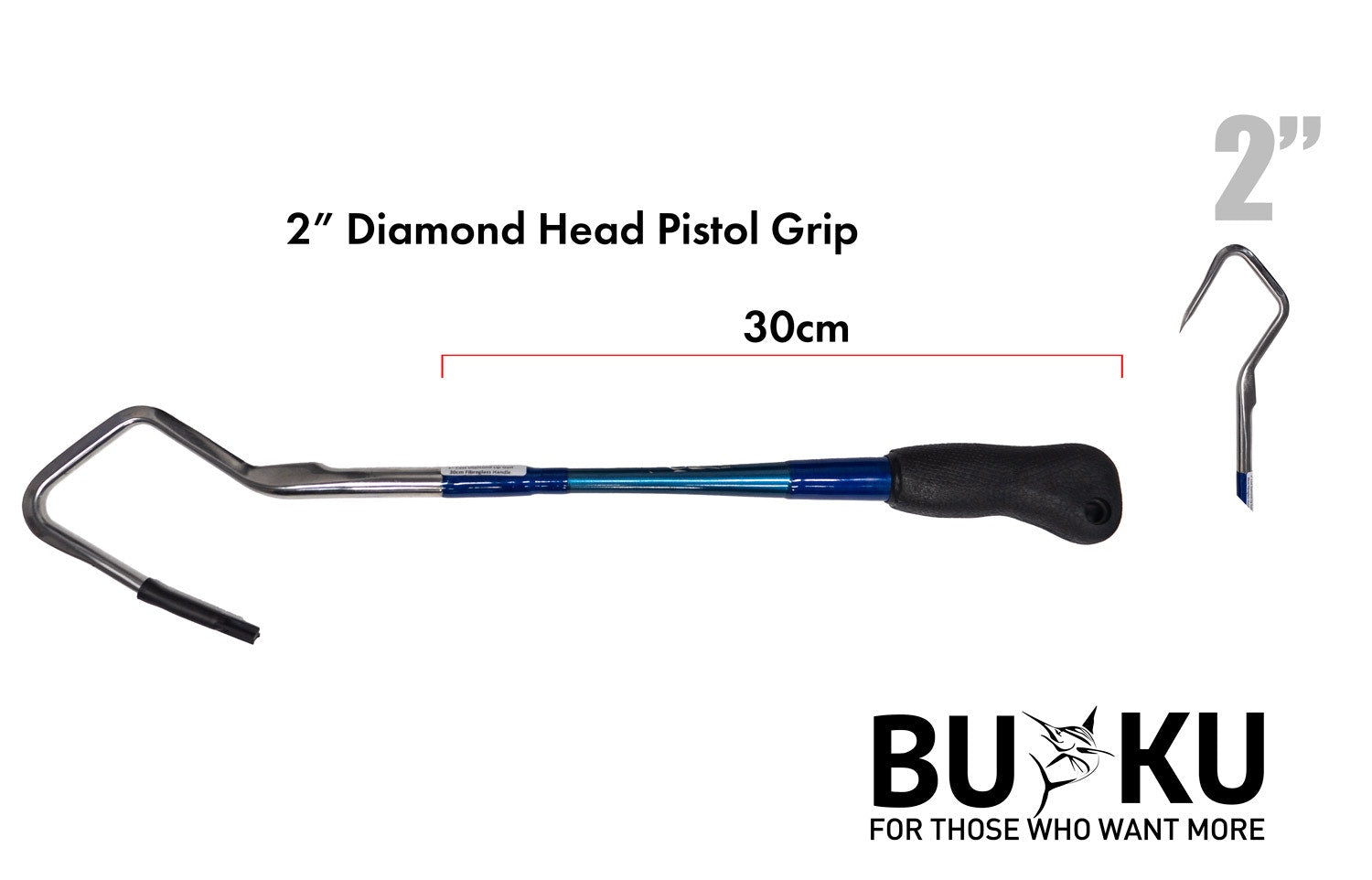 Premium Diamond Head Gaff Fishing Hook - Heavy Duty Saltwater Fishing Gear for Tuna, Marlin & Big Game Fish - Perfect for Deep Sea Fishing & Offshore Angling Adventures