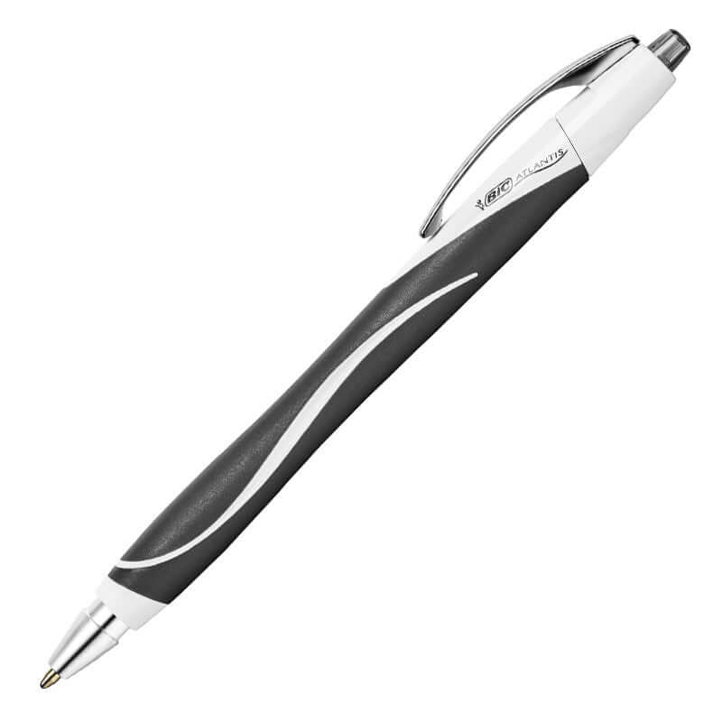 BIC Atlantis Air Ballpoint Pen - Smooth Writing, Comfort Grip, 1.0mm Medium Point - Perfect for Office, School & Note Taking