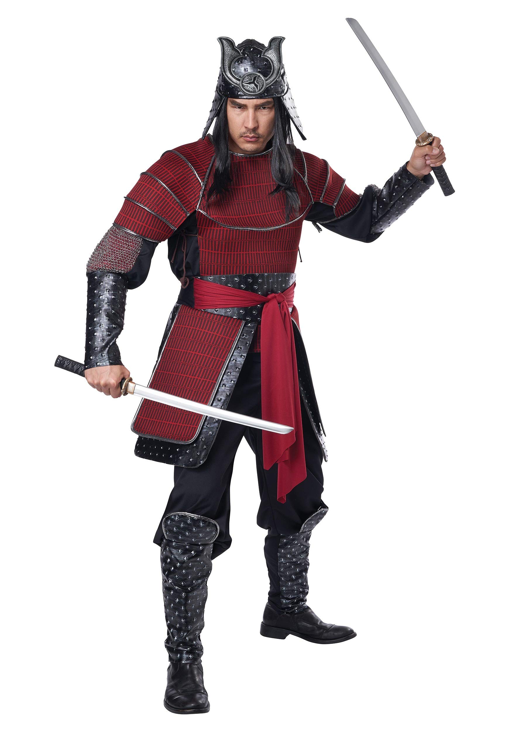 Authentic Samurai Warrior Costume for Men - Japanese Samurai Armor Halloween & Cosplay Outfit - Perfect for Halloween Parties, Cosplay Events & Themed Costume Contests