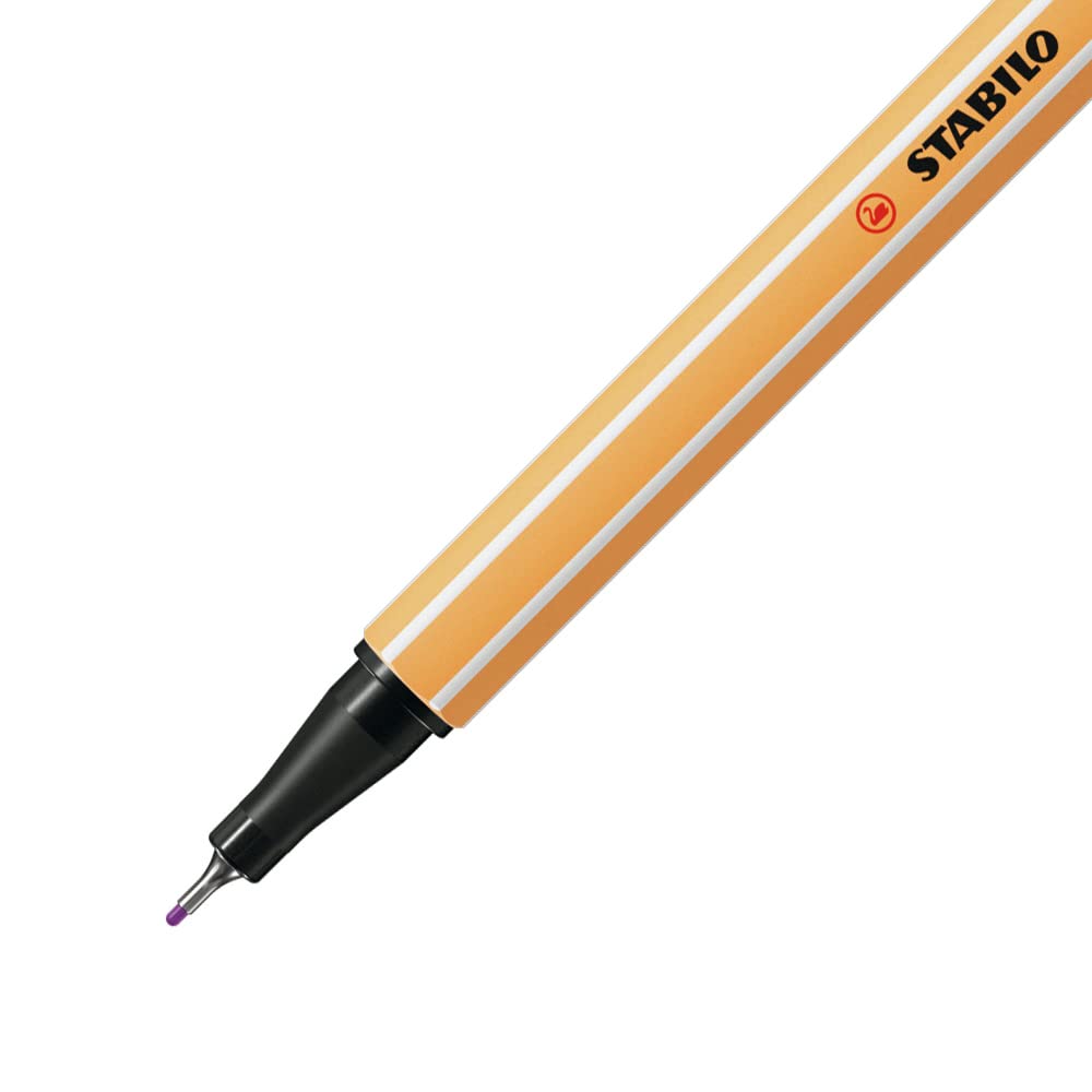 STABILO Point 88 Fine Liner - Plum for Journaling & Art