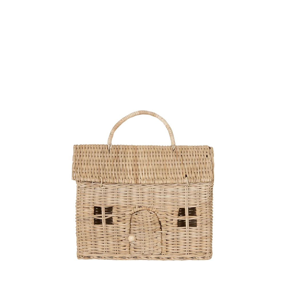 Eco-Friendly Rattan Casa Clutch Straw Handbag - Perfect for Beach Vacations, Summer Outings & Boho Fashion Accessories