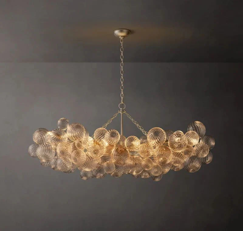 Tammy Linear Glass Ball Chandelier - 63