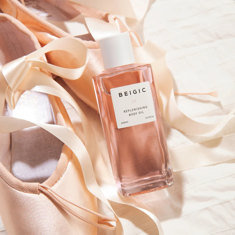 BEIGIC Hydrating & Nourishing Body Oil for Dry Skin - 100ml Moisturizing Treatment for Smooth & Glowing Skin - Perfect for Daily Use, Massage & Post-Shower Care