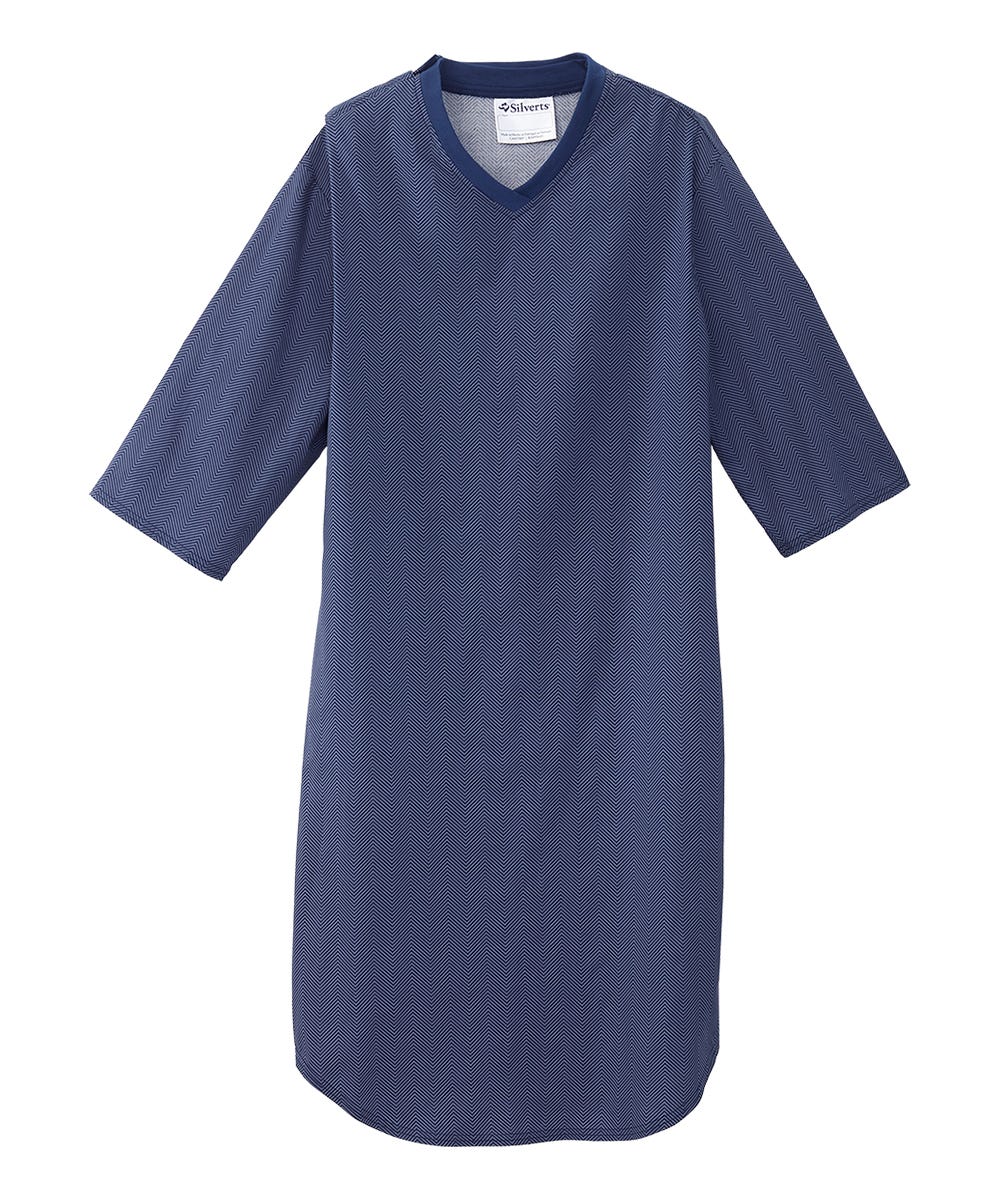 Men's Poly Cotton Hospital Gown - Comfortable & Durable Medical Gown for Patients, Surgery & Recovery - Perfect for Hospitals, Clinics & Home Care Use