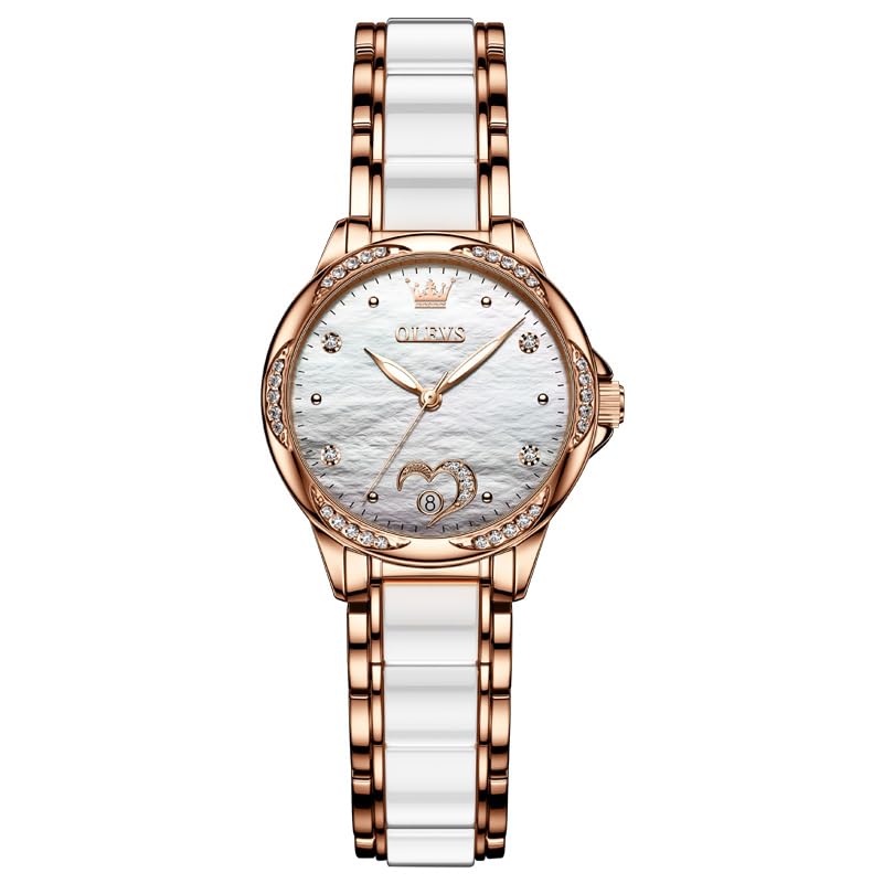 White Dial Ladies Automatic Watch