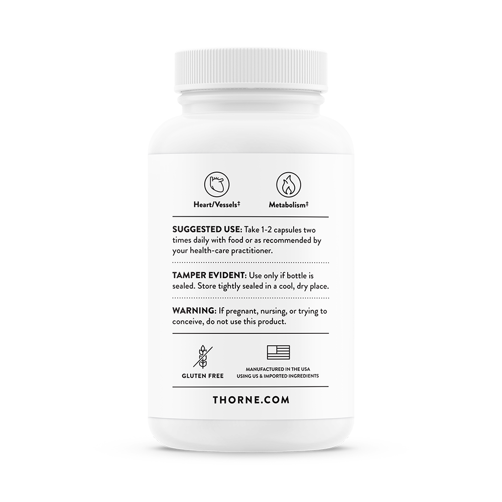 Thorne Berberine (SF800) - Premium Herbal Supplement for Blood Sugar Support & Digestive Health | Ideal for Daily Wellness & Metabolic Balance