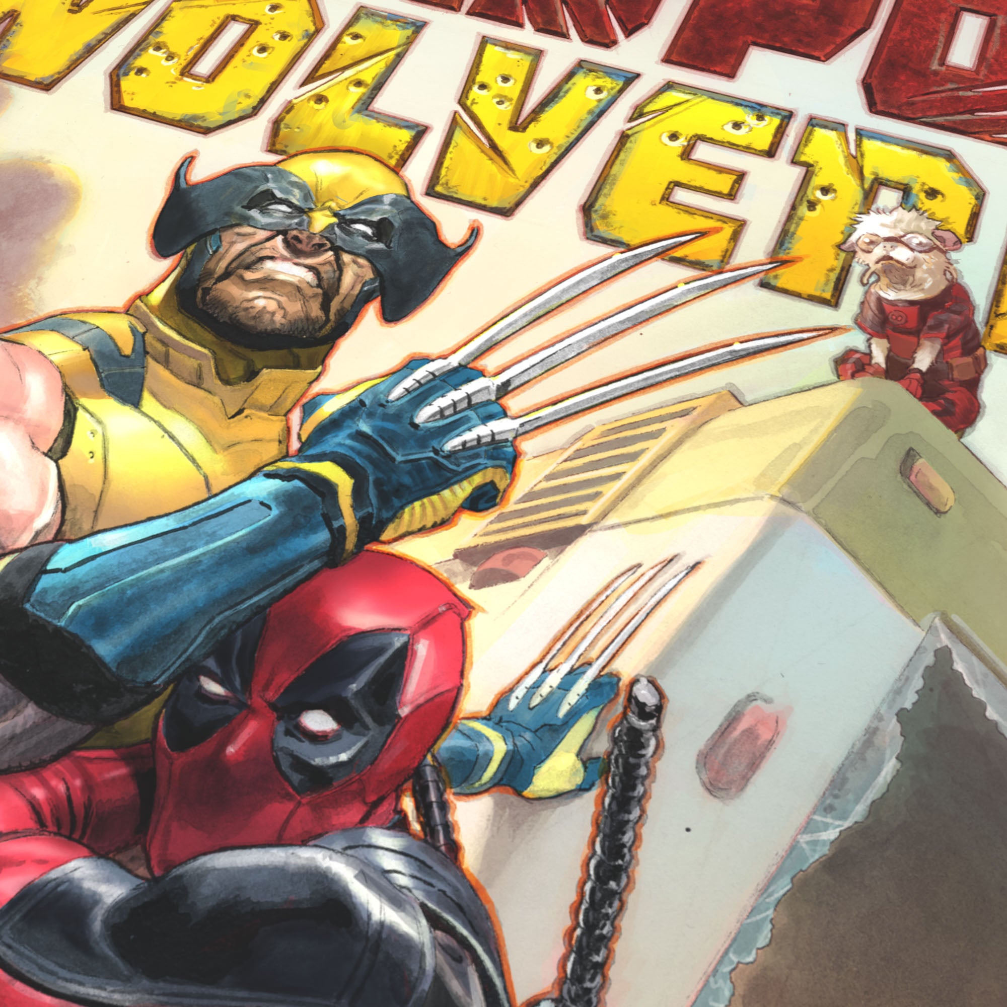 Deadpool & Wolverine Movie Poster - Premium Quality Print for Home, Office & Fan Collection - Perfect for Marvel Fans & Comic Book Decor