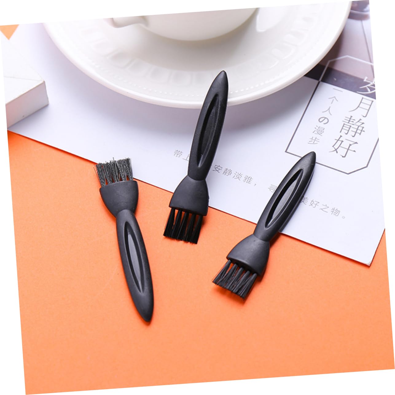 100pcs Electric Razor Cleaning Brush - Black ABS Handheld Shaver Brush for Electric Shavers & Trimmers - Perfect for Grooming, Beard Trimming & Personal Care Accessories