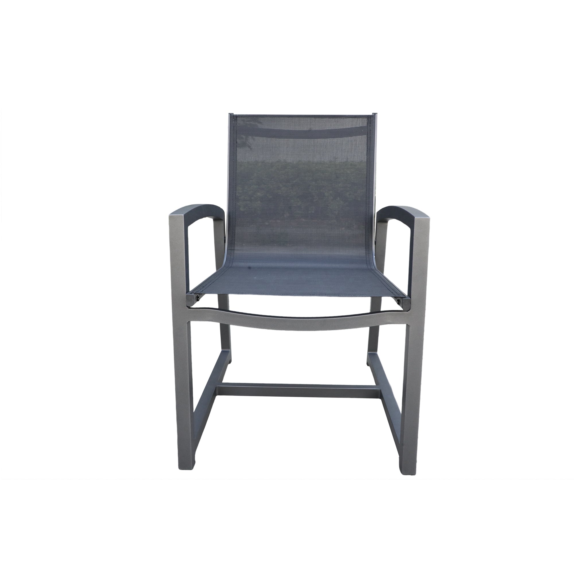 Portland Outdoor Dining Chair - Weather-Resistant Patio Furniture for Backyard, Garden, and Poolside Use