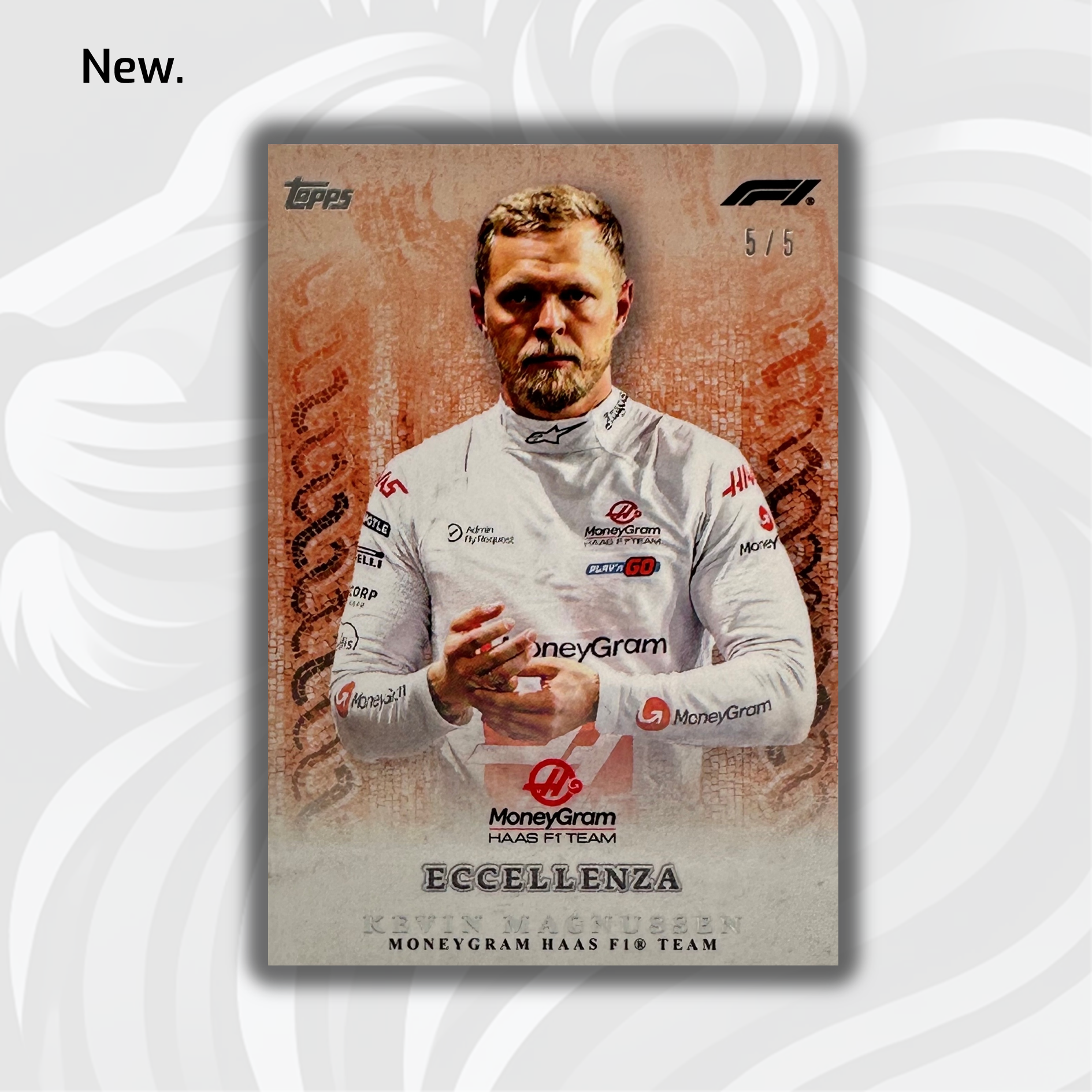 Kevin Magnussen 2024 Topps Eccellenza F1 La Passione Orange Racing Card - Perfect for F1 Collectors, Race Fans & Sports Memorabilia Enthusiasts
