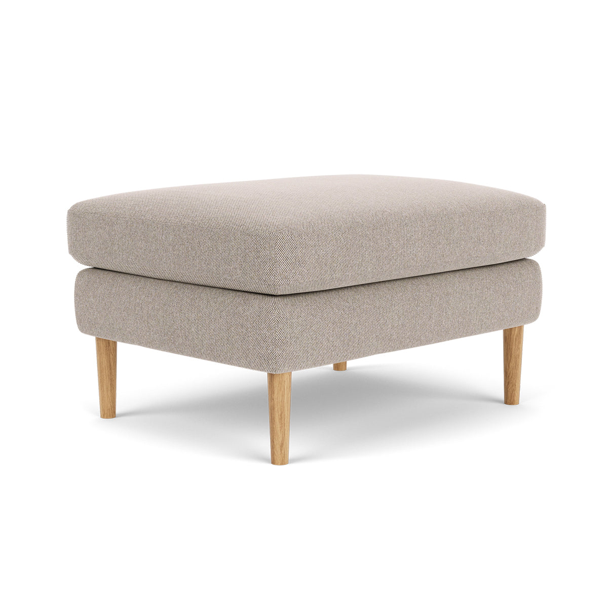 Astha Fabric Ottoman Stool - Soft Round Storage Pouf with Removable Cover for Living Room, Bedroom & Nursery - Perfect for Extra Seating & Home Decor