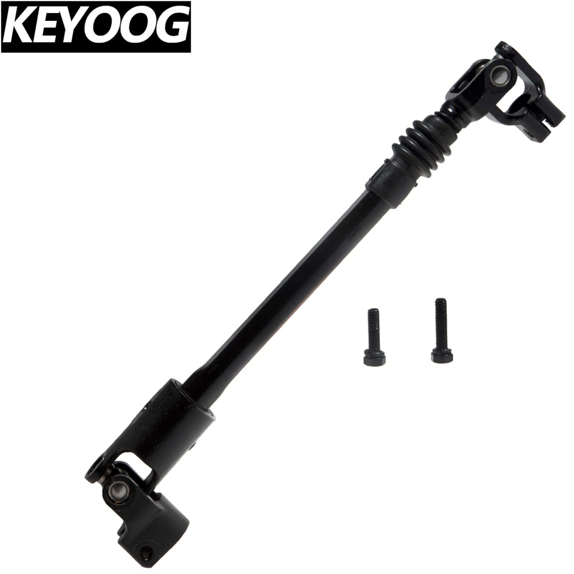 KEYOOG 425-284 Lower Steering Shaft Replacement for 1984-1994 Jeep Cherokee, 1986-1992 Comanche & 1984-1990 Wagoneer - Compatible with Power Steering System Only - Replaces OEM# 4713943 - Perfect for Off-Roading, Daily Driving & Steering Column Repair