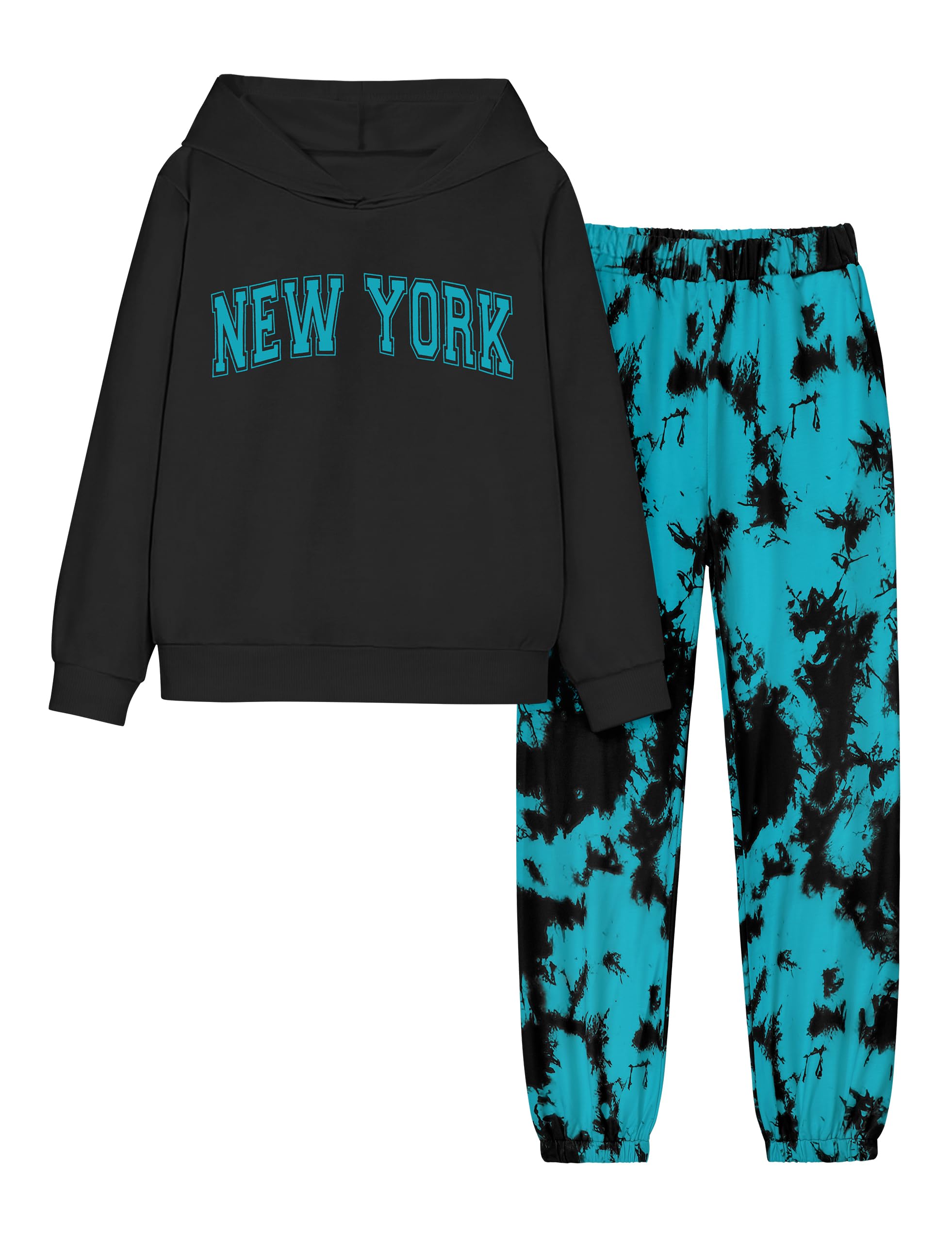 NAPU Boys Hoodie and Jogger Sweatpants Set - 2 Piece Tracksuit for Boys Size 7-14 | Comfortable Pullover & Sweatpants Outfit for School, Sports, and Casual Wear