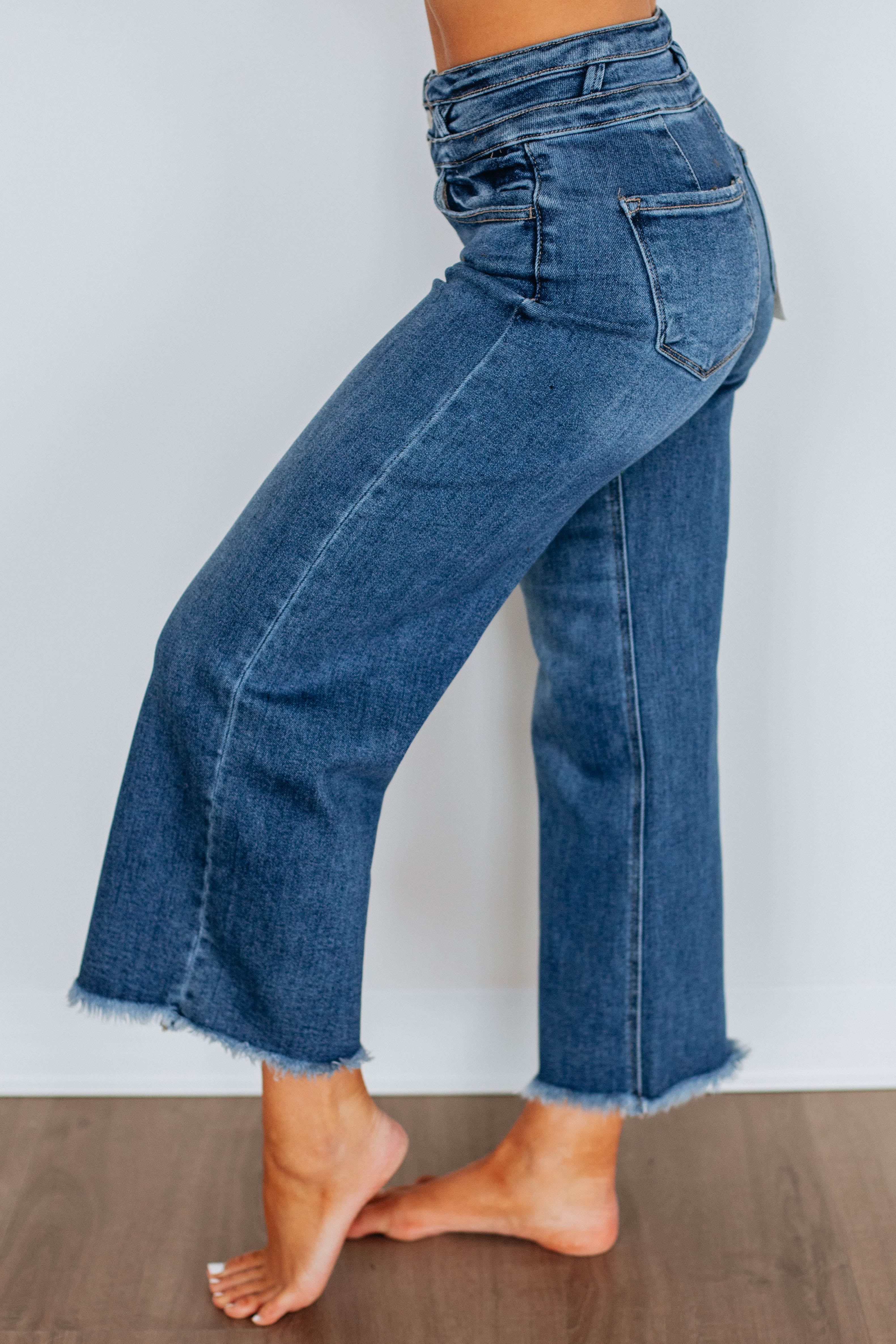 Danica Risen Jeans for Women - High Waist Stretch Denim Pants - Comfortable Slim Fit Jeans for Everyday Wear, Office & Casual Outings