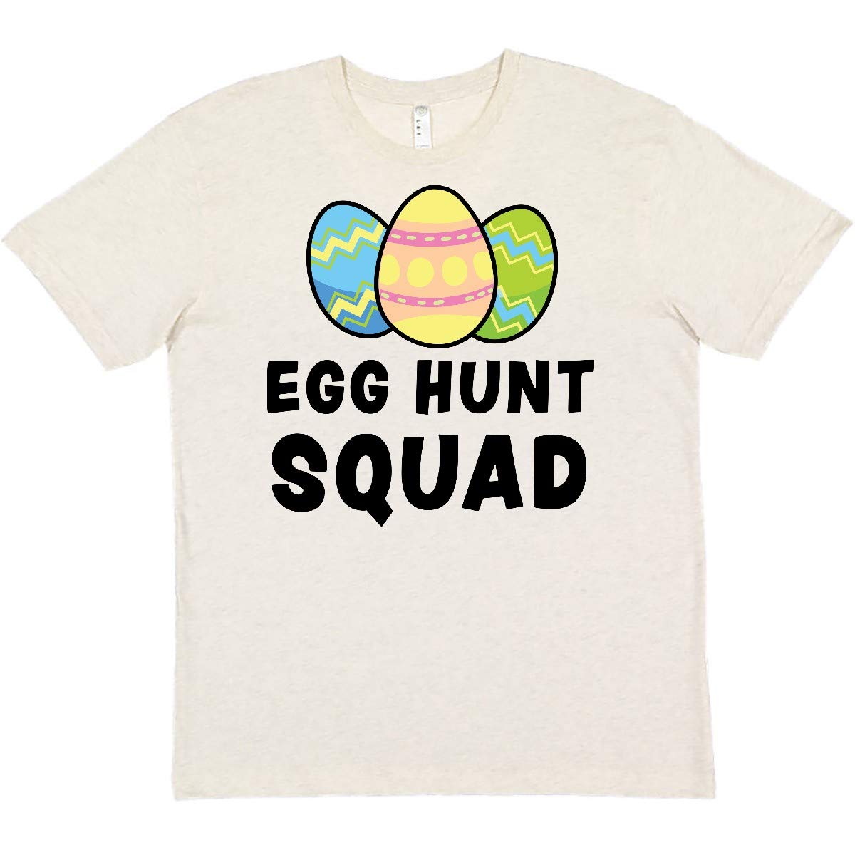 Inktastic Easter Egg Hunt Squad Graphic T-Shirt - Fun Easter Egg Design for Kids & Adults - Perfect for Easter Parties, Egg Hunts & Spring Celebrations
